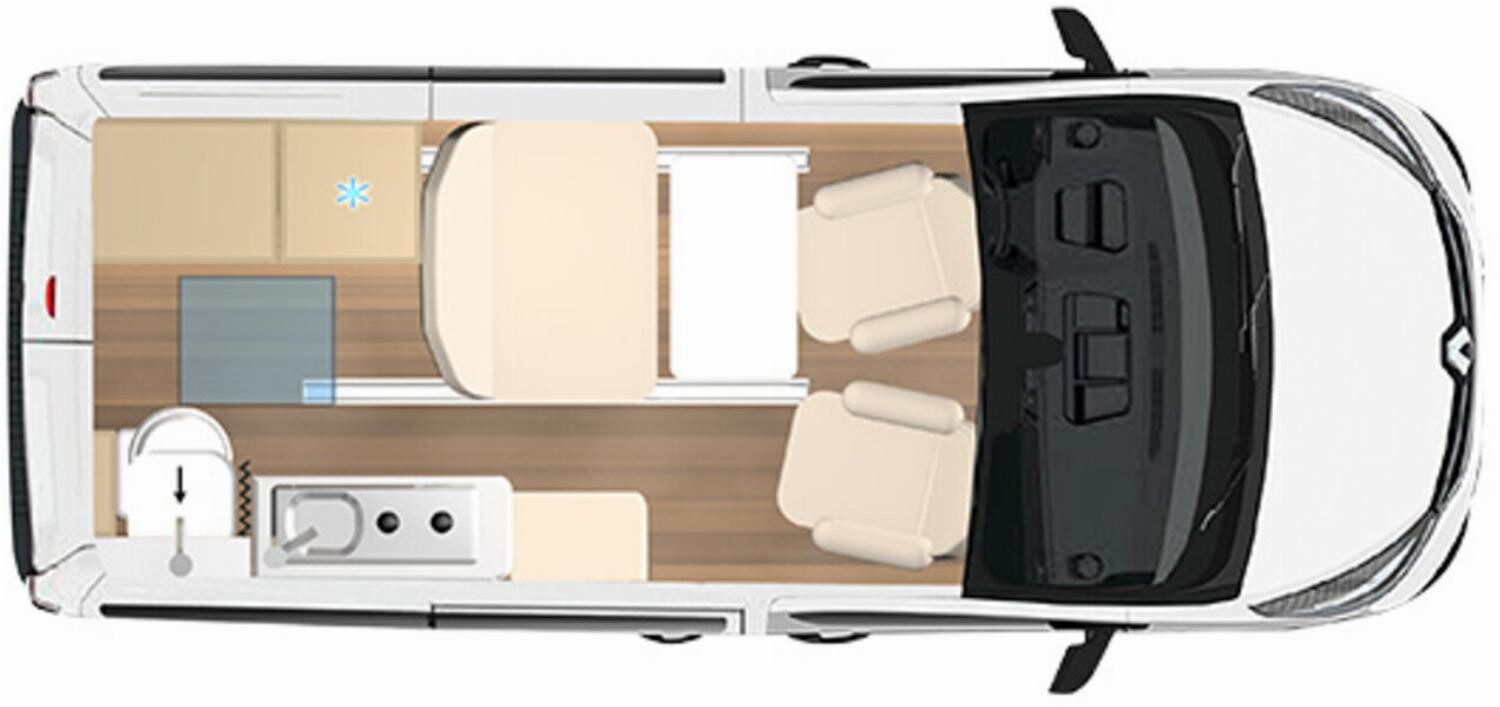 Grundriss Bürstner Playa Limited C 530 Verfügbar ab November 2025
