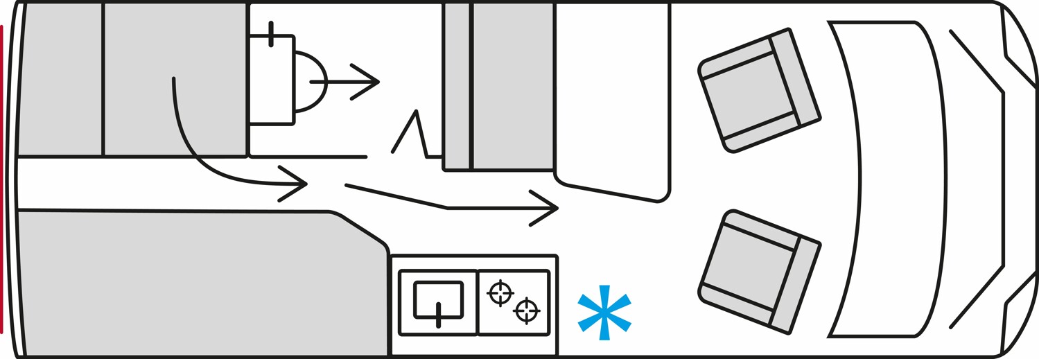 Grundriss Bürstner Habiton X HMX 6.0