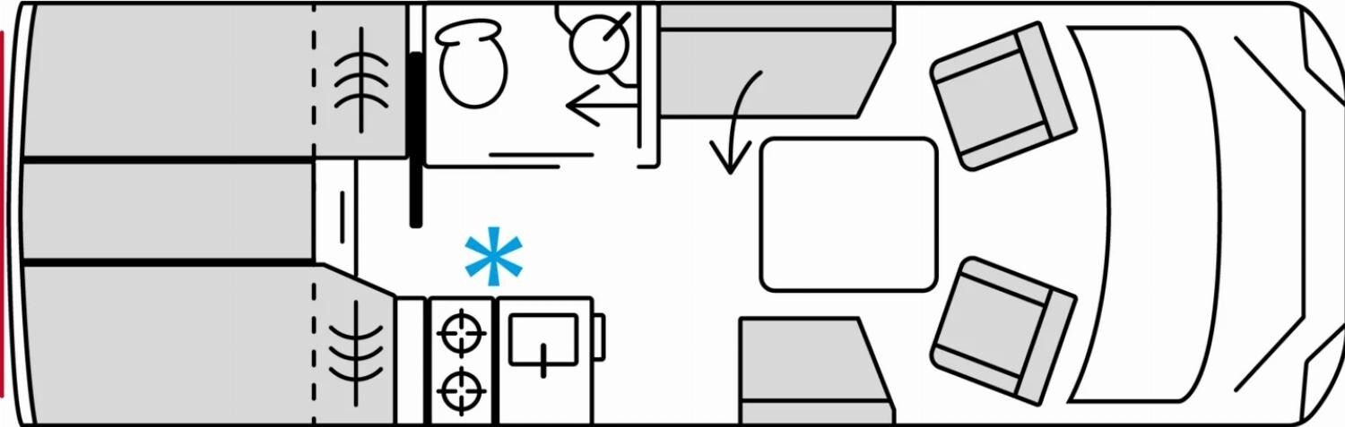 Grundriss Bürstner Signature SFT 7.0