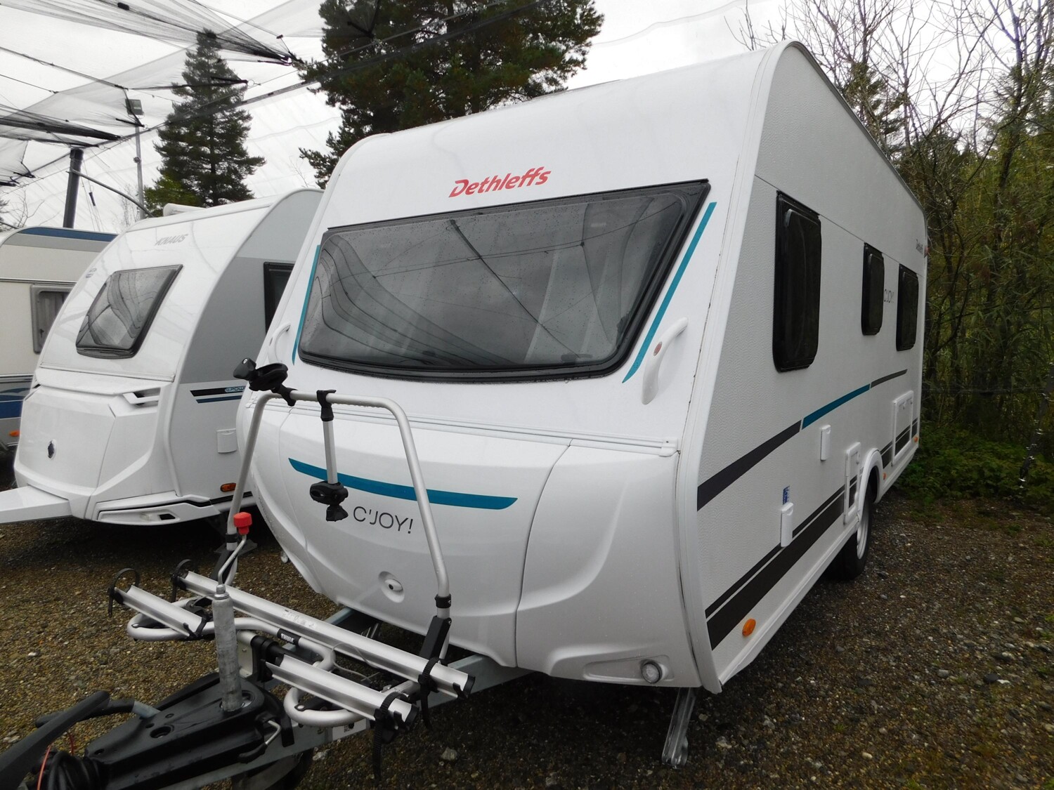 Dethleffs c-joy 460 LE Mover, Radträger, Toilettenfenster