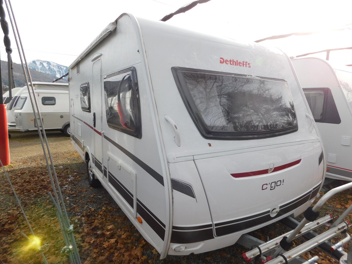 Dethleffs c-go 495 QSK Mover,Fahrradträger,Sackmarkise