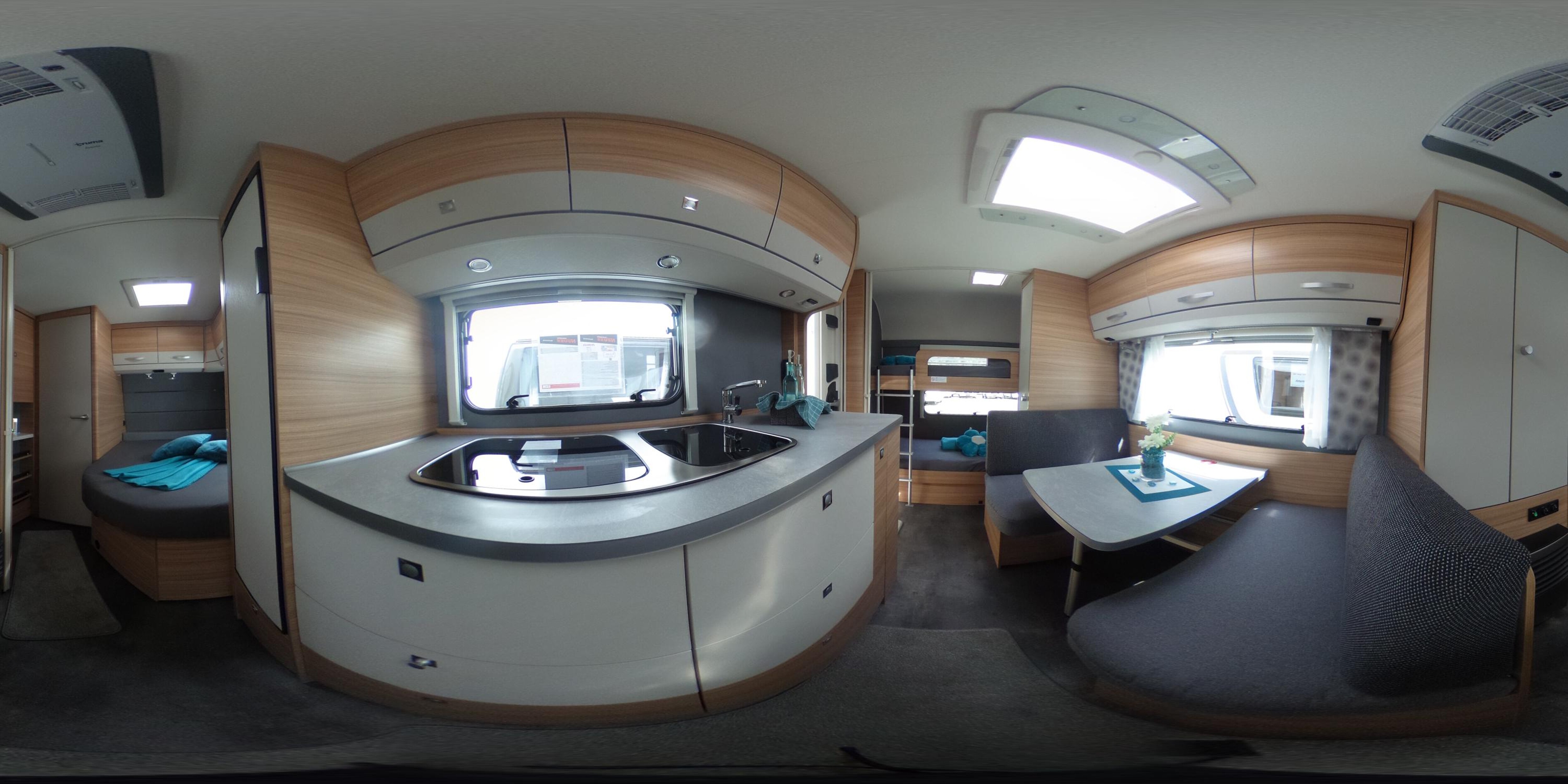Grundriss Dethleffs Camper 530 FSK Dachklima,Autark,ATC,Duo-Control