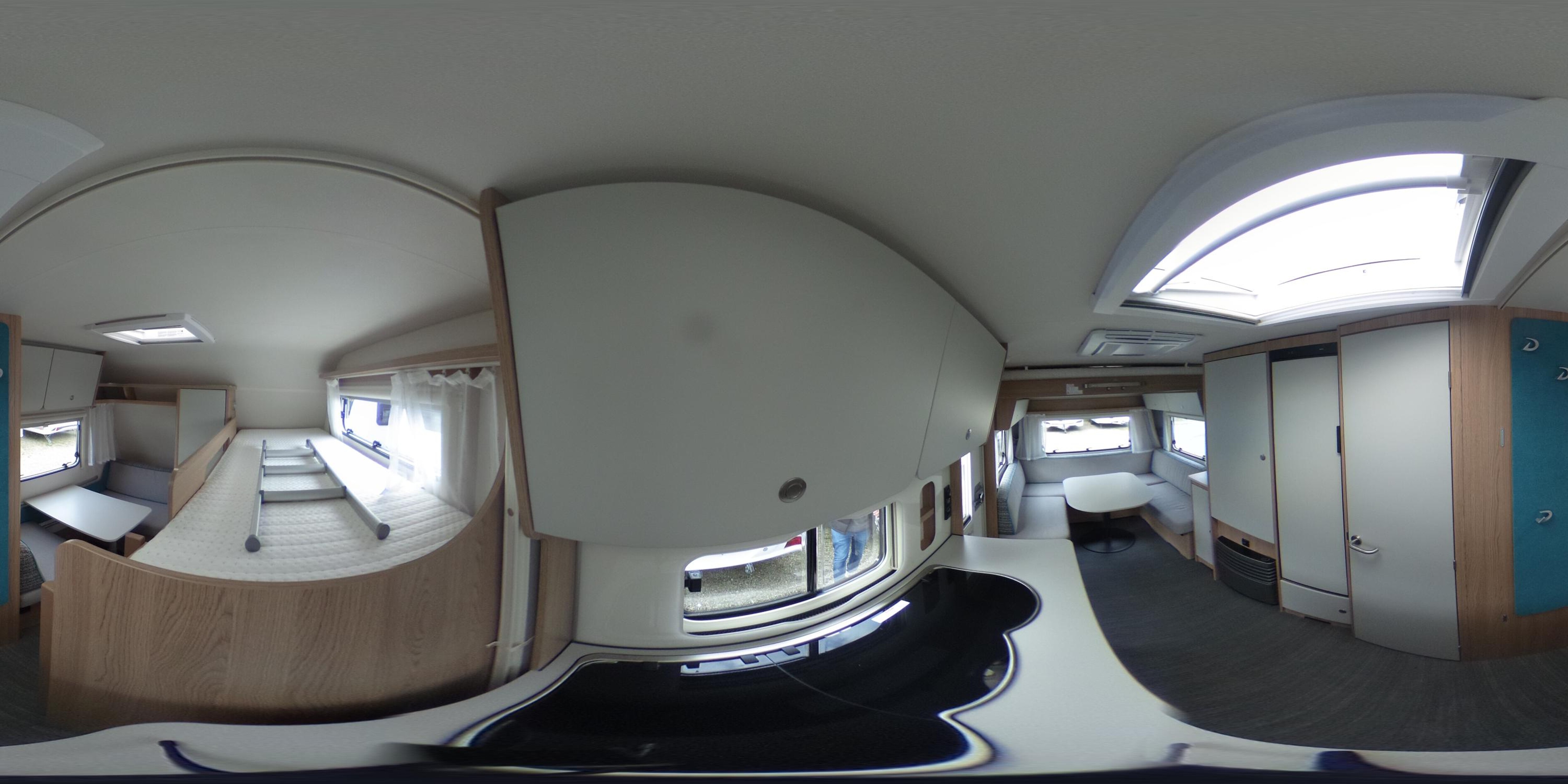 360° Ansicht Dethleffs Aero 530 KR up Mover+Klima+WiGo-Rolli+DuoControl