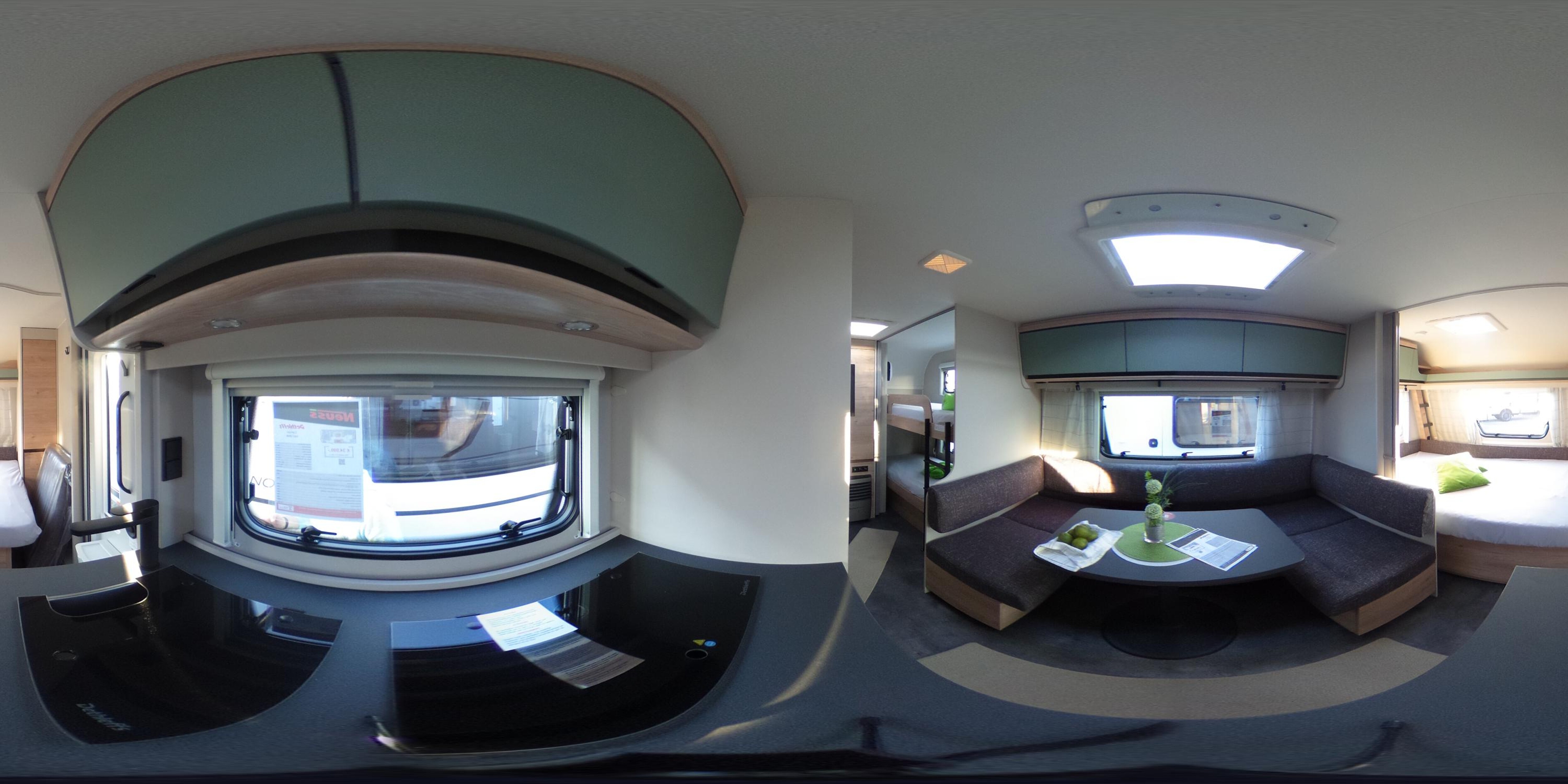 360° Ansicht Dethleffs Camper 540 QMK Dusch-&Sicherheitspaket, 2T-Achse