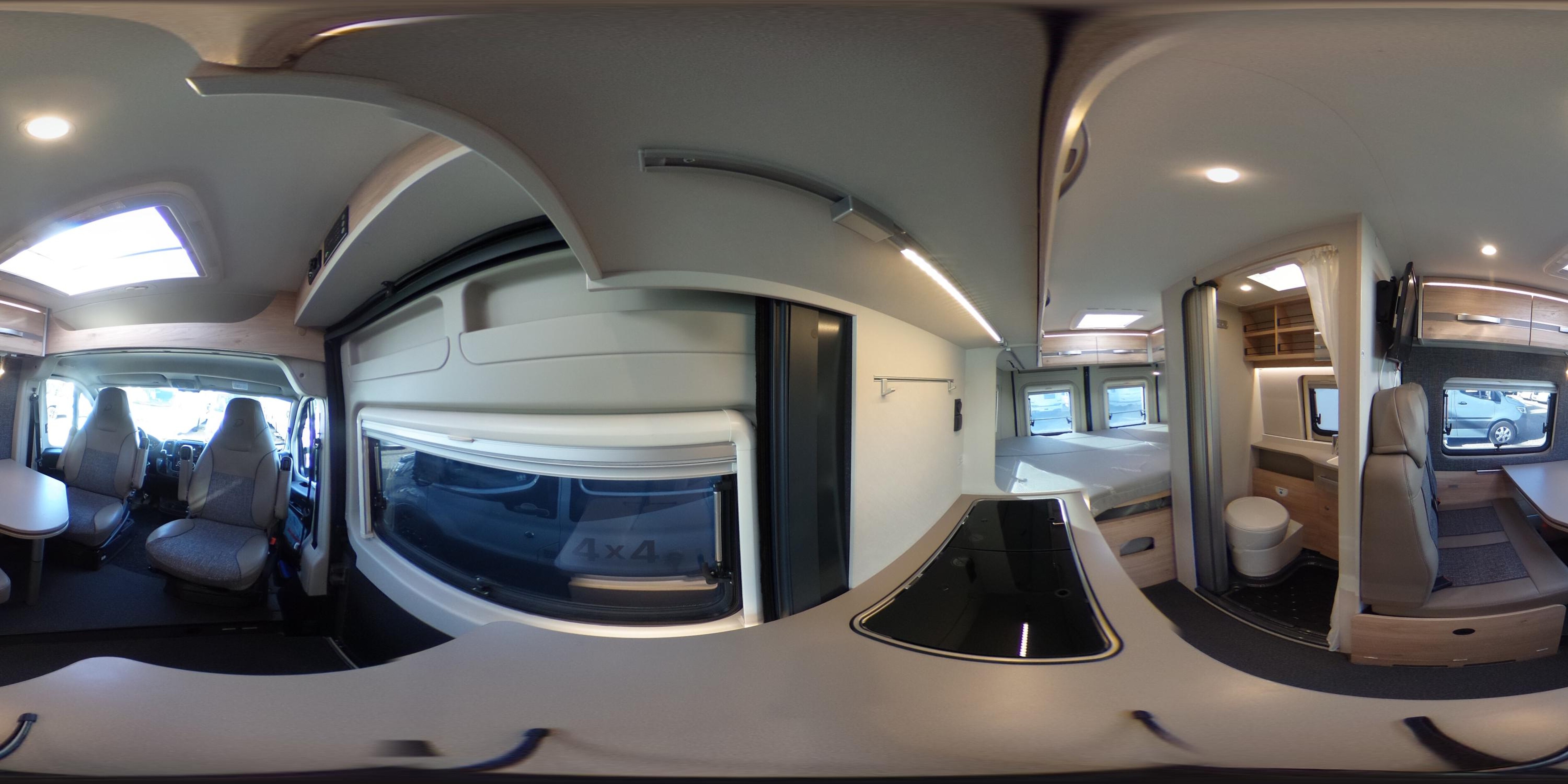 360° Ansicht Dethleffs Globetrail 600 9G-Automatik, AHK, Navi+RFK, TV