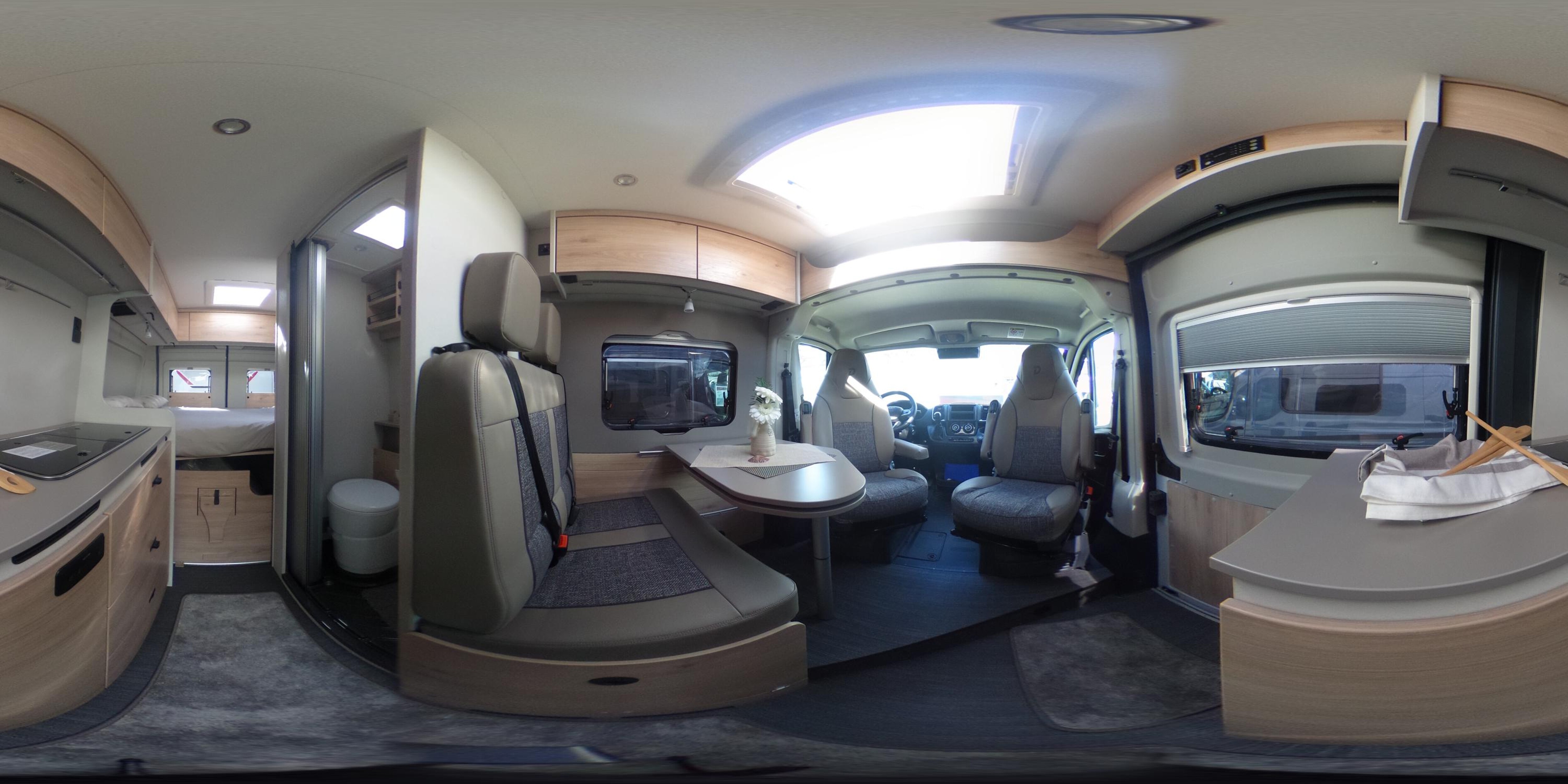 Grundriss Dethleffs Globetrail 600 DK Fiat Automatik, Chassis-Paket