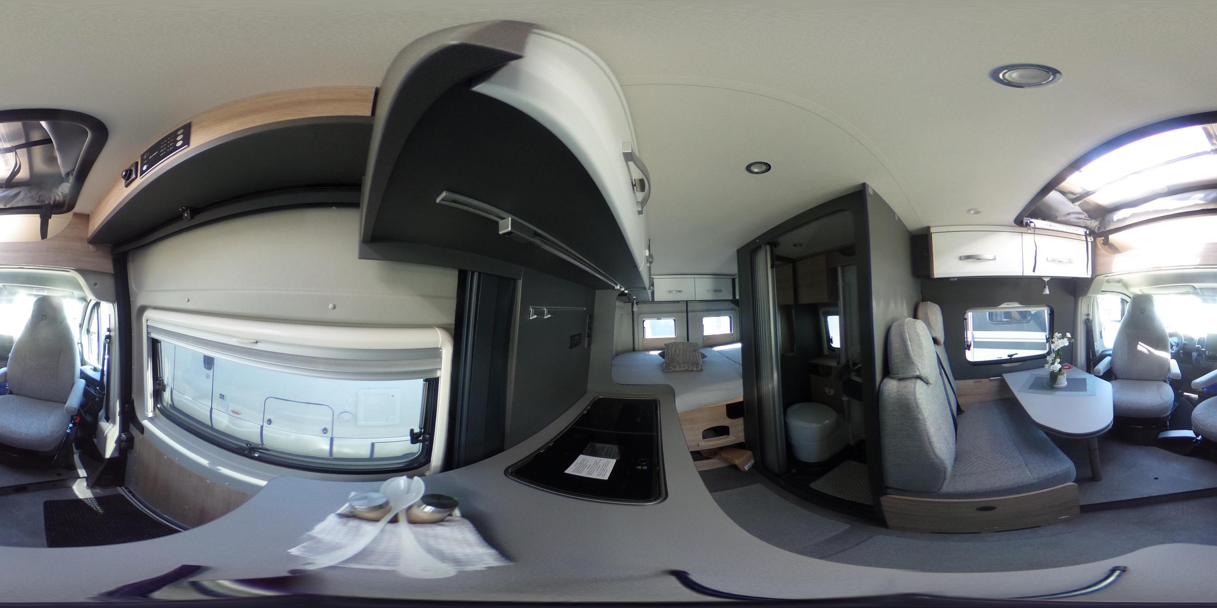 360° Ansicht Dethleffs Globetrail 600 DS Combi6D+Schlafdach+Alle Pakete