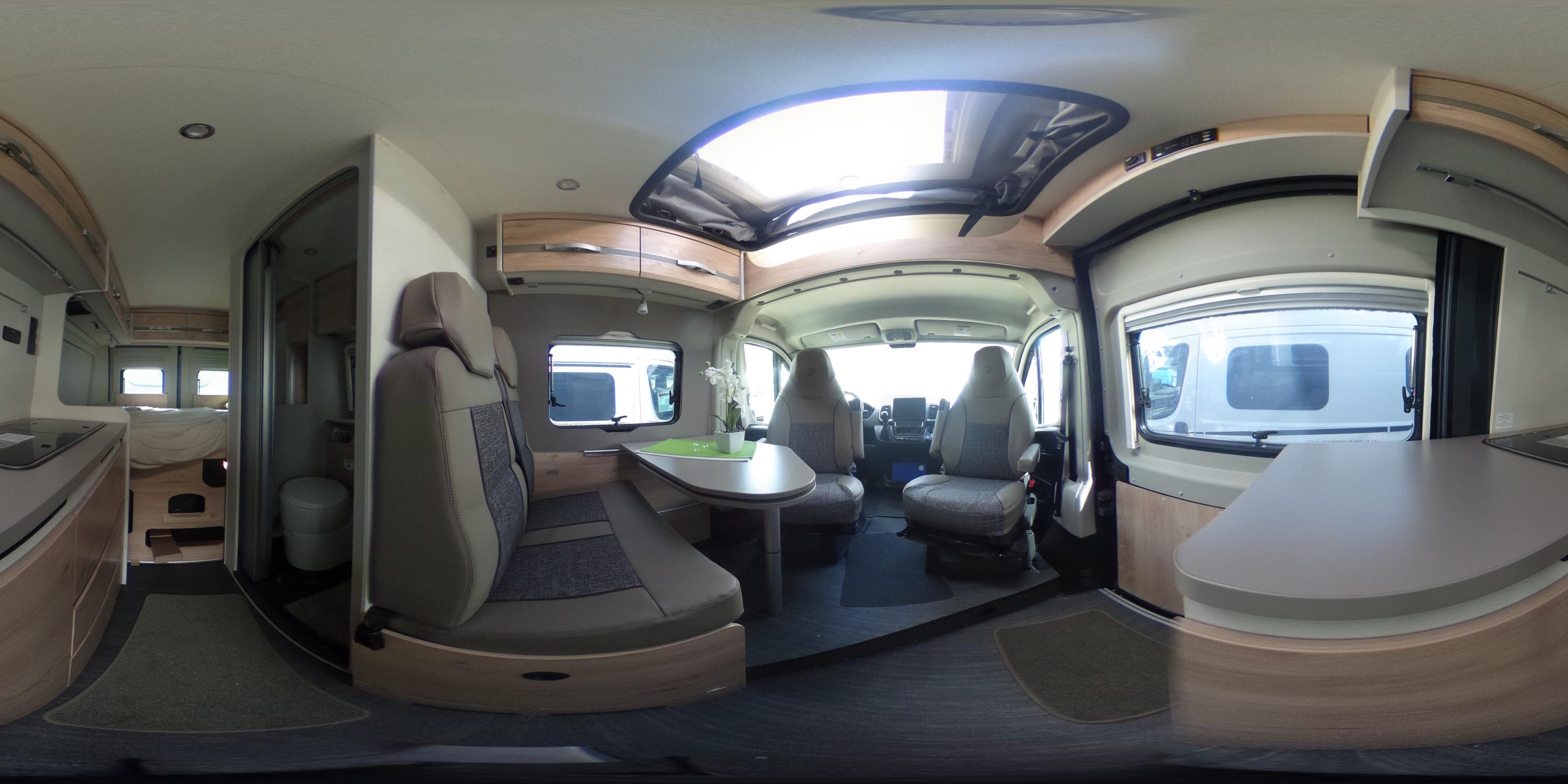 360° Ansicht Dethleffs Globetrail 600 DS Verfügbar ab November 2026