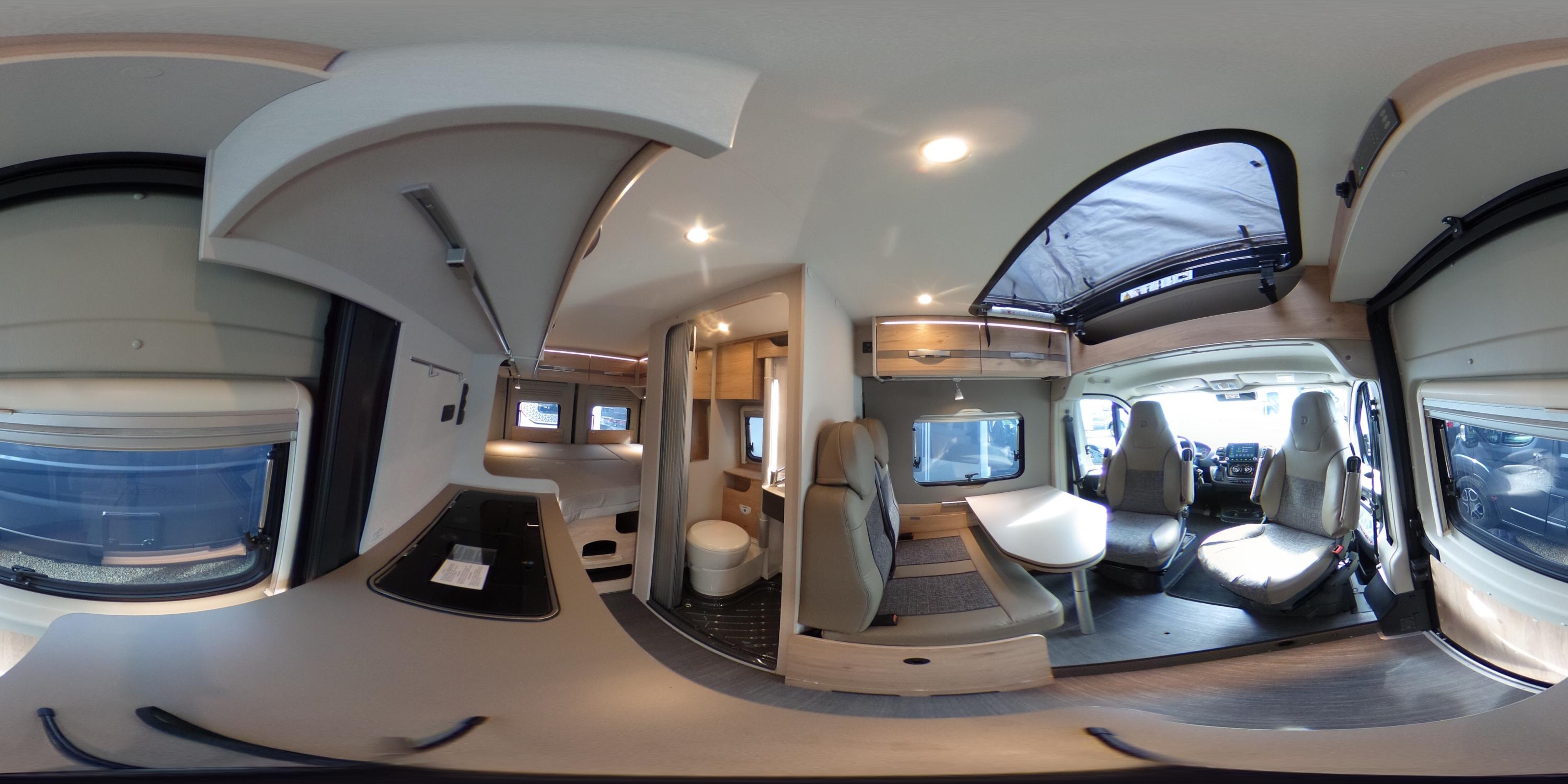 360° Ansicht Dethleffs Globetrail 600 DS Fiat Verfügbar ab November 2025