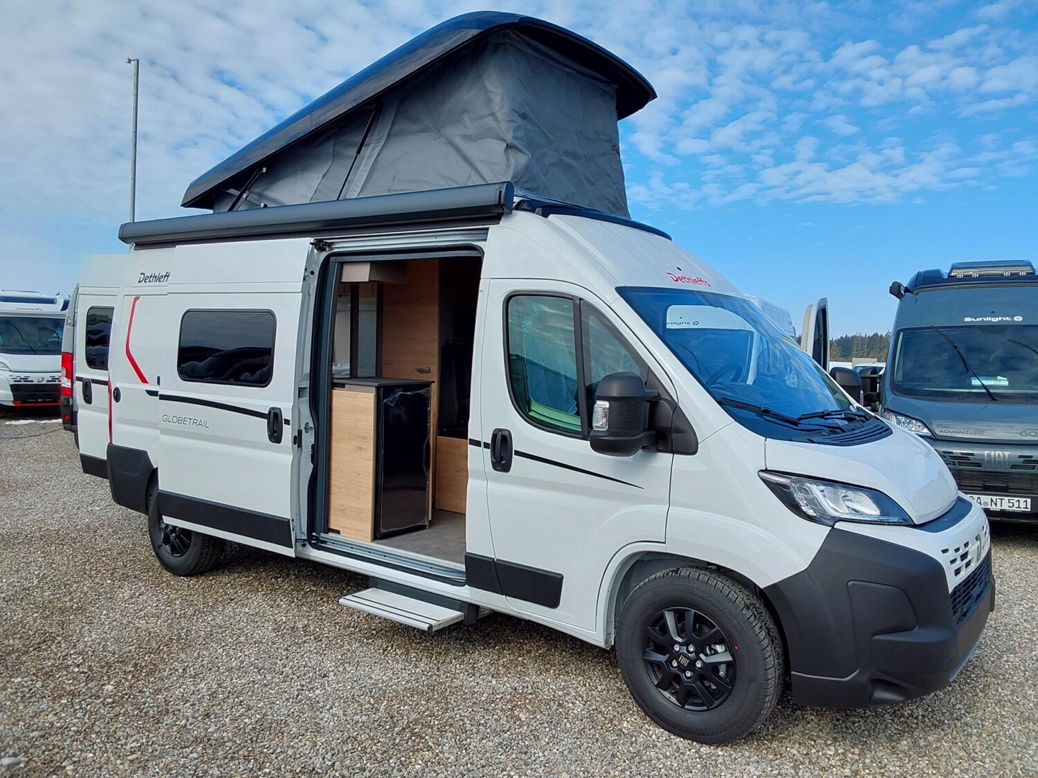Dethleffs Globetrail Active 600 DS Fiat Schlafach+Markise