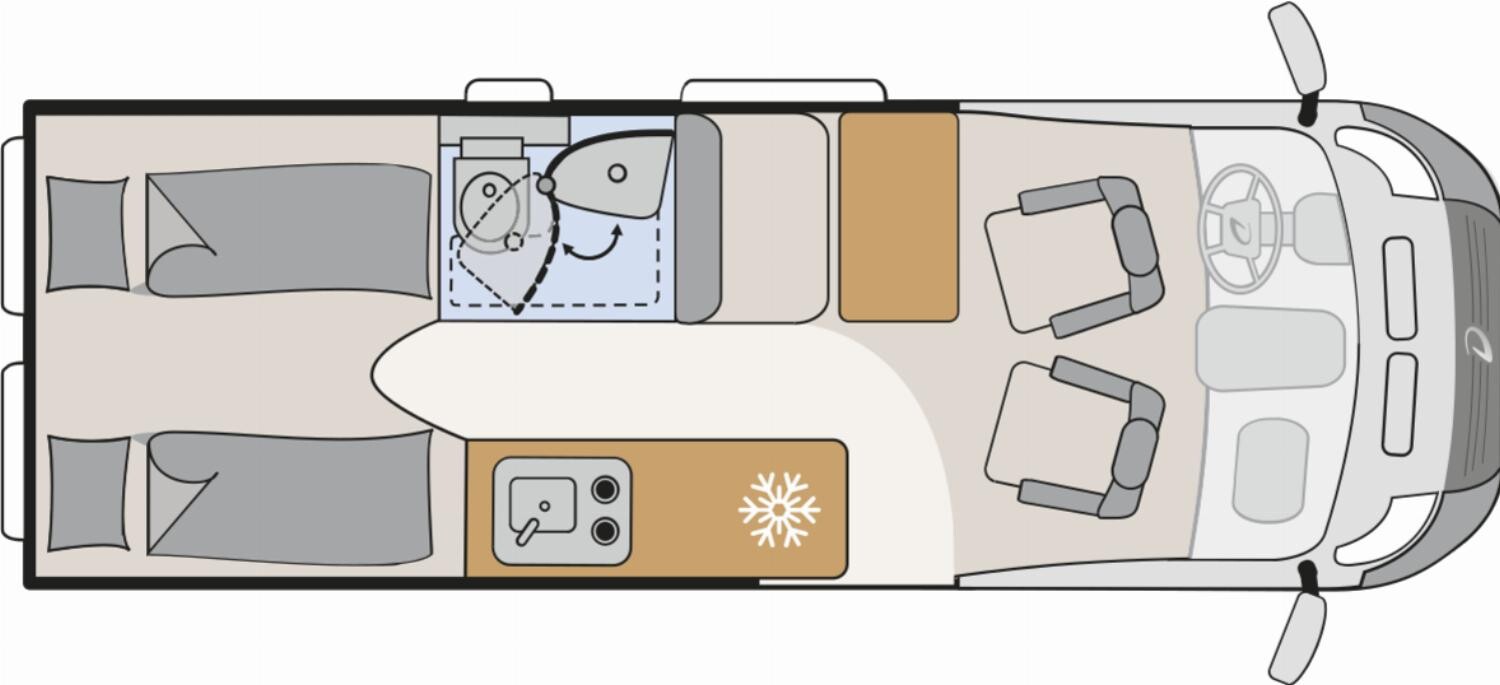 Grundriss Dethleffs Globetrail 640 ES Fiat