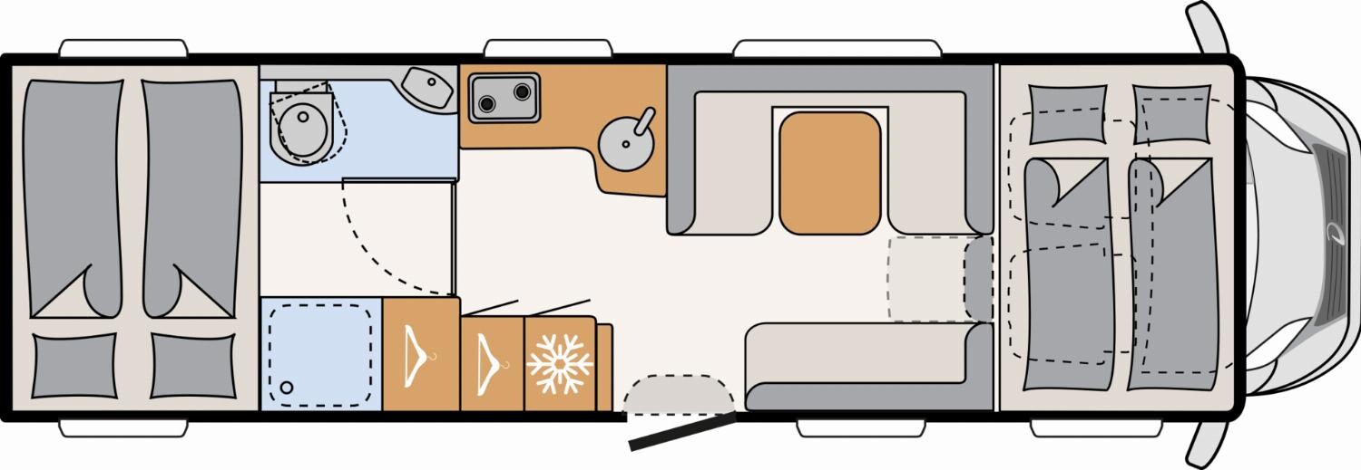 Grundriss Dethleffs XL A 7872-2