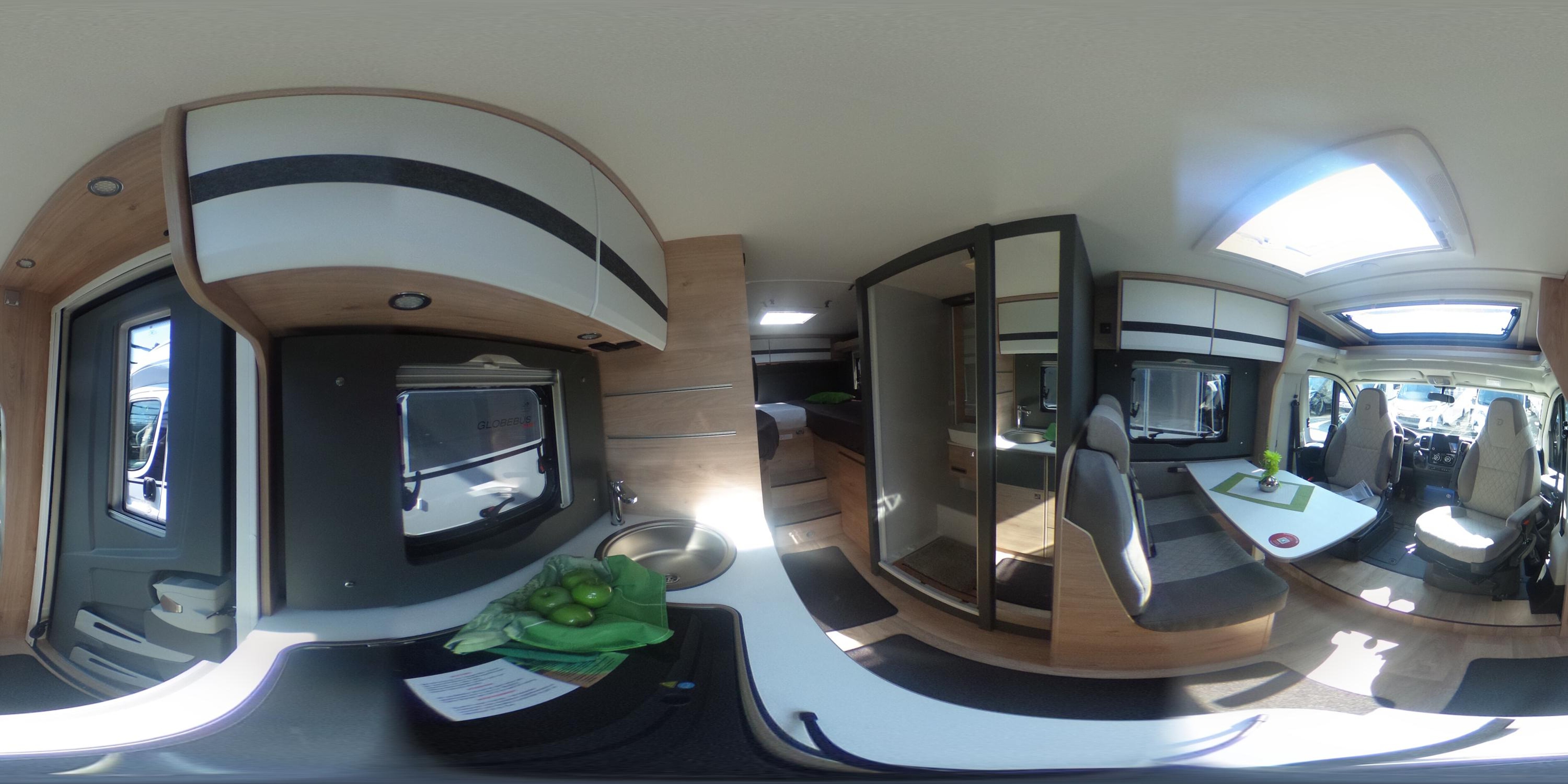 360° Ansicht Dethleffs Globebus Camp Active T 4 710Kg Zuladung !!!