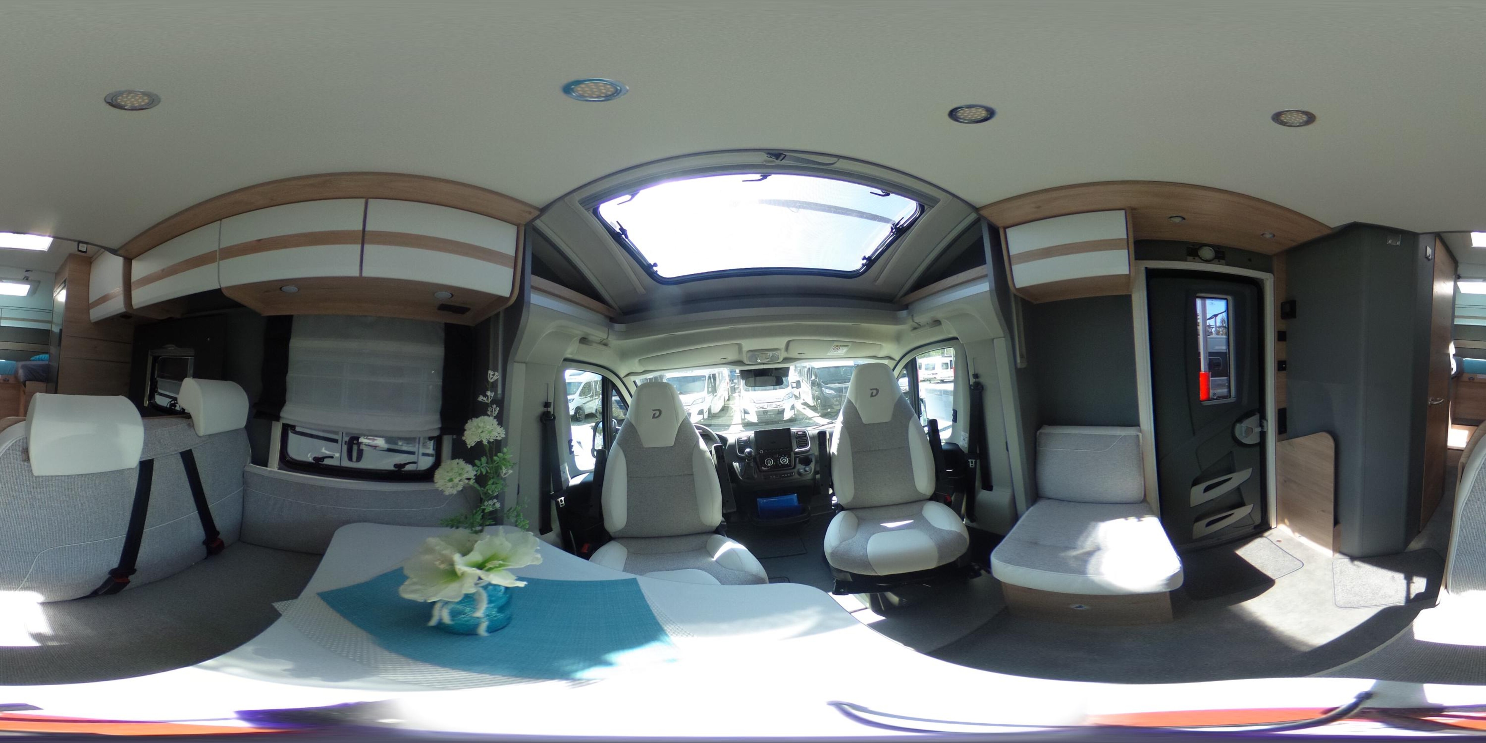 360° Ansicht Dethleffs Just Camp Active T 6812 EB 8G-Autom.,ACC,Hubbett
