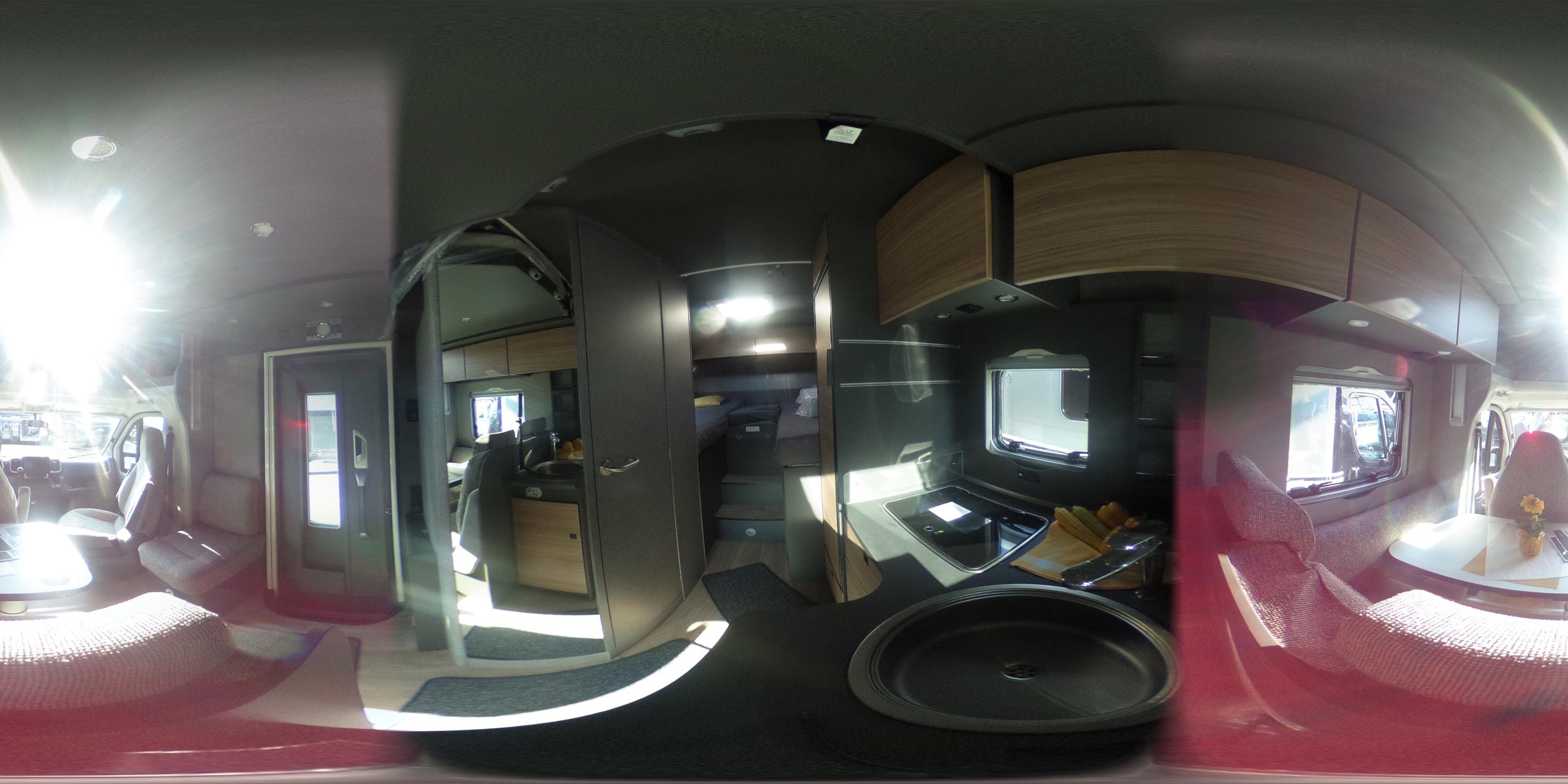 360° Ansicht Dethleffs Trend T 6817 EB Winterpaket, Hubbett, 8G-Automat