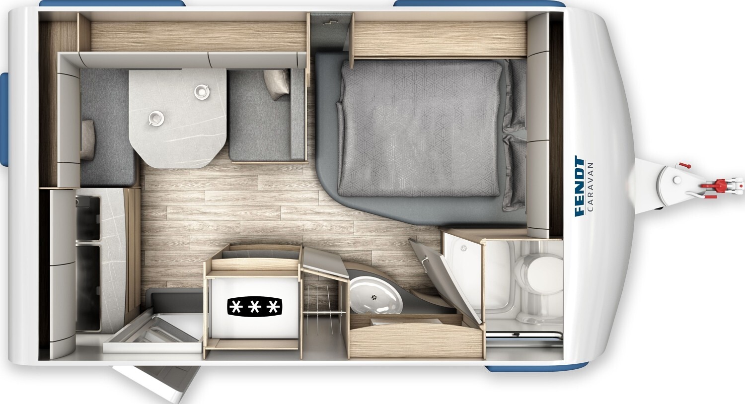 Grundriss Fendt Bianco Activ 390 FHS Safety-Paket, 45L Tank