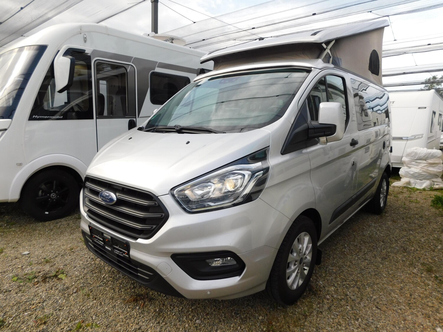 Ford Nugget Aufstelldach  AHK+Rückfahrkamera+Markise - Bild 2