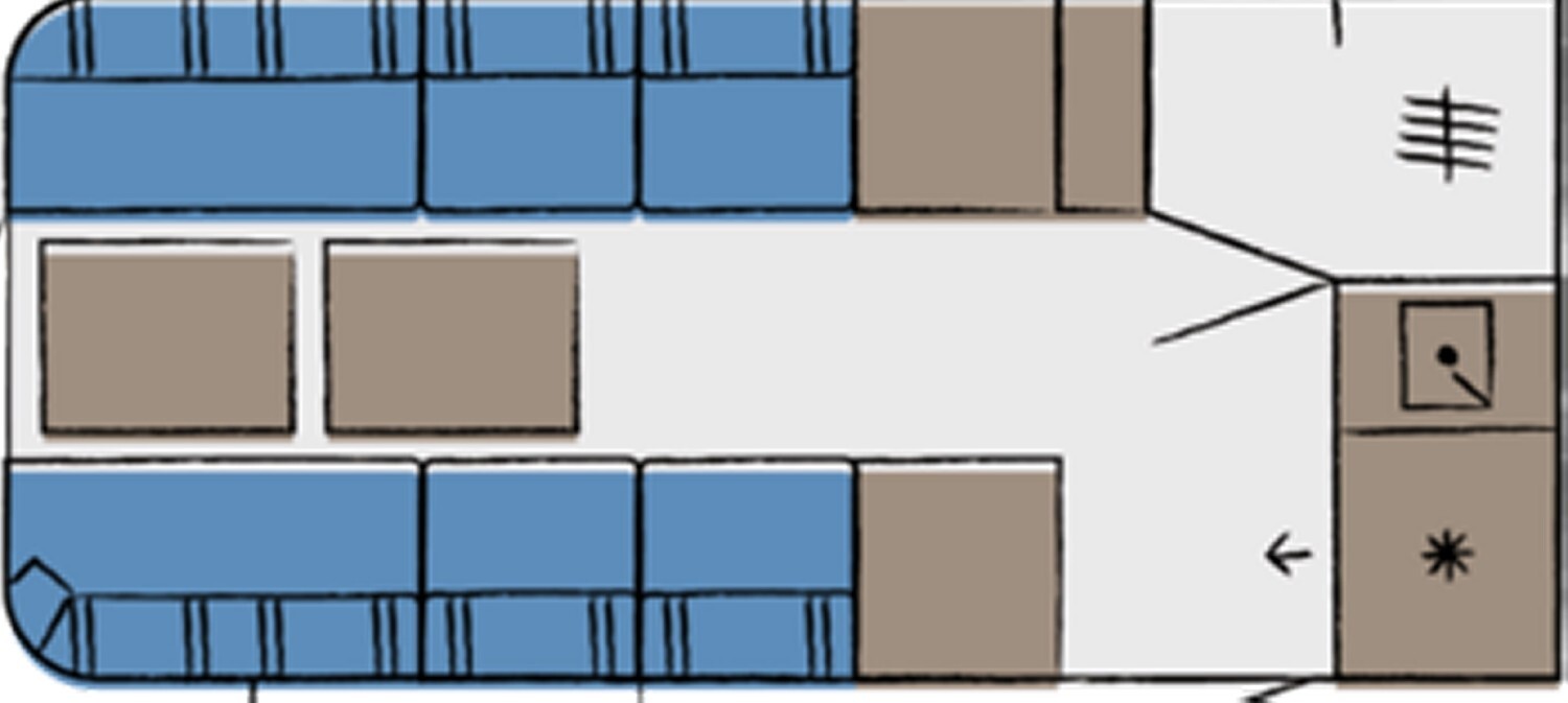 Grundriss Hobby Beachy 450 Neuss-Edition