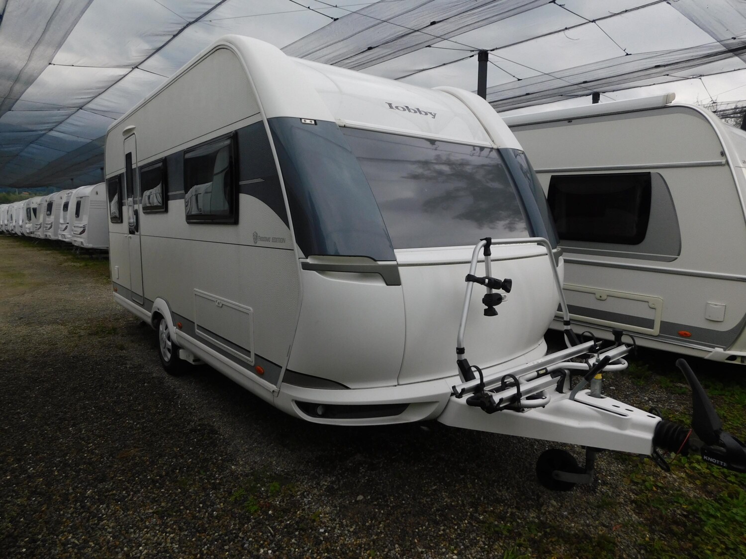 Hobby OnTour 460 DL Mover,Vorzelt,Autark,Fahrradtr.