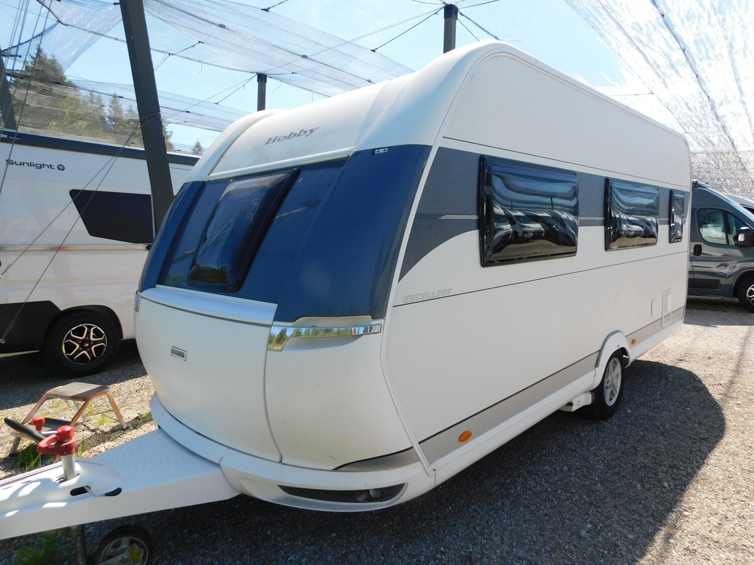 Hobby Excellent 460 SL Mover, Vorzelt, Duo-Control