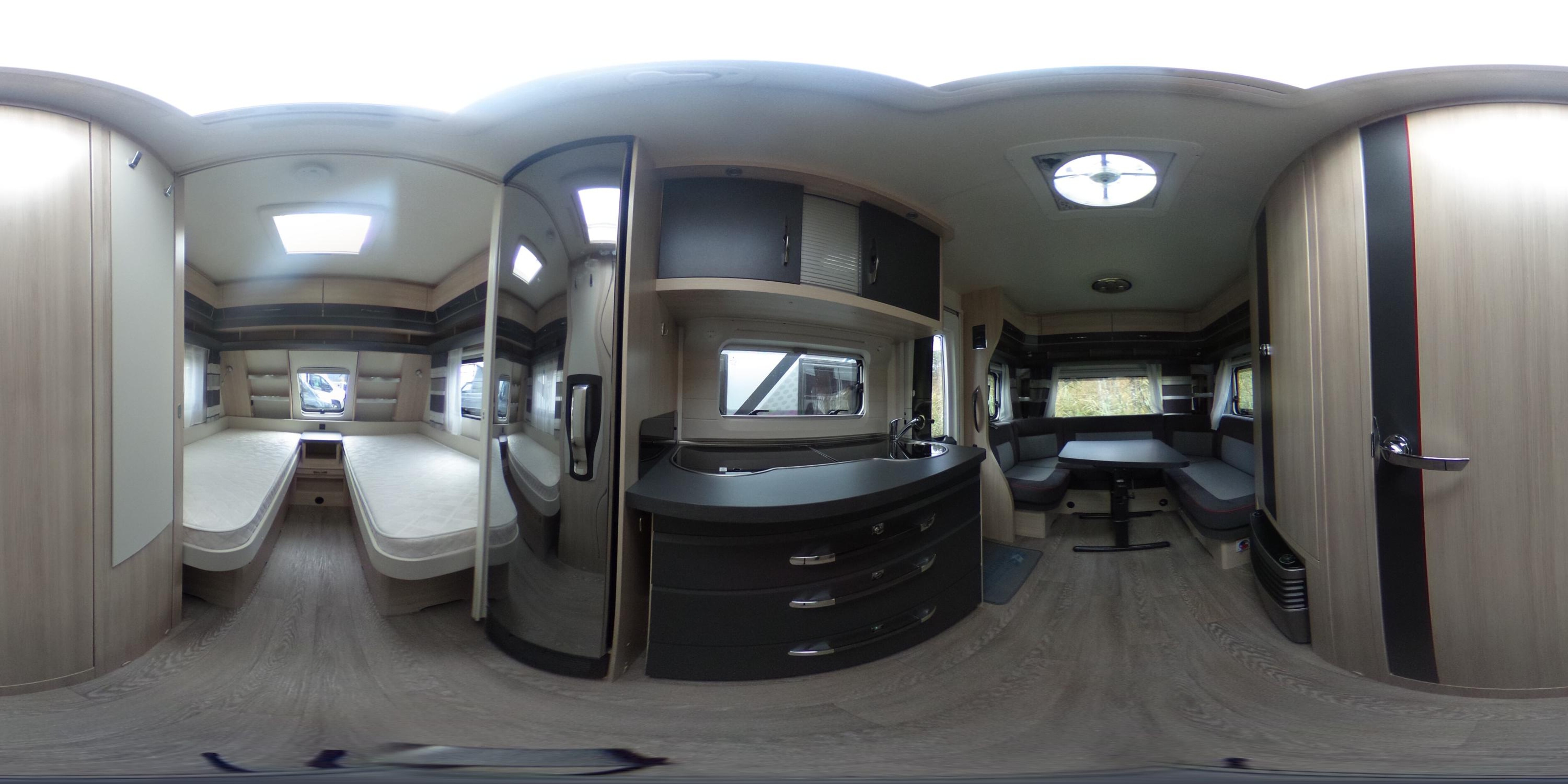 360° Ansicht Hobby De Luxe Edition 495 UL Mover, Markise, MaxxFan