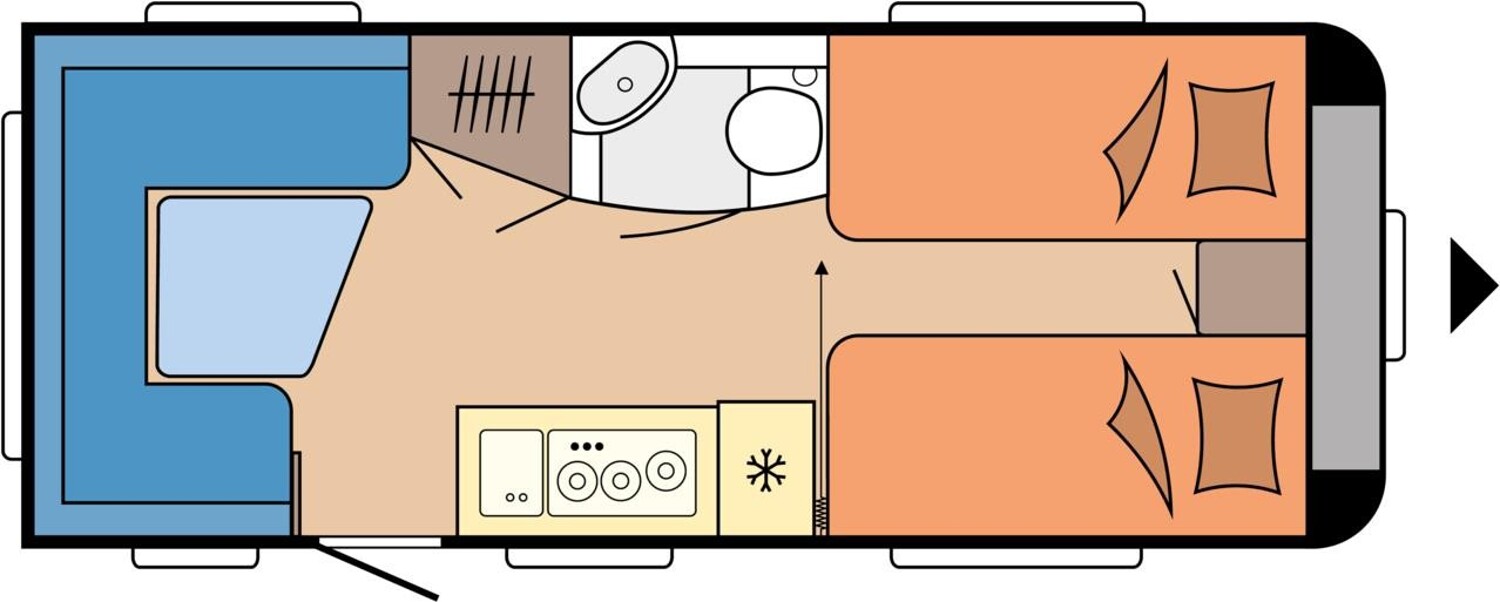 Grundriss Hobby De Luxe 495 UL IC-LINE
