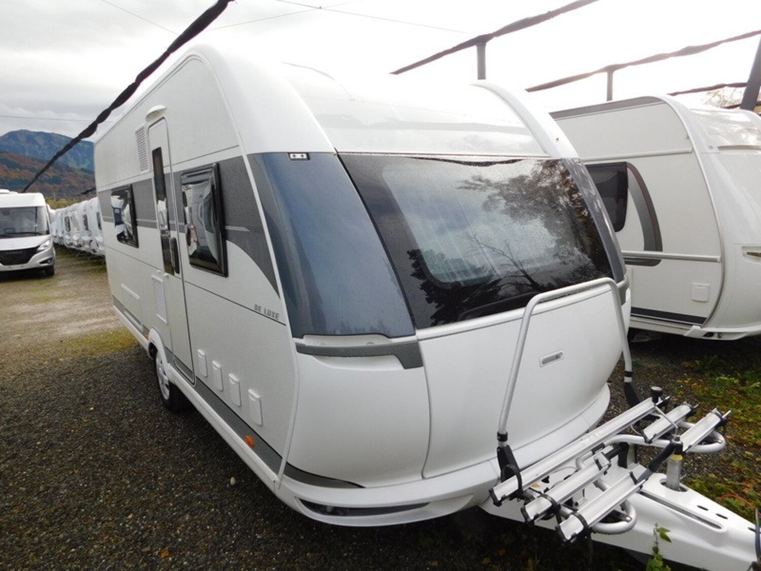 Hobby De Luxe 495 WFB Fahrradträger, Monocontrol CS,