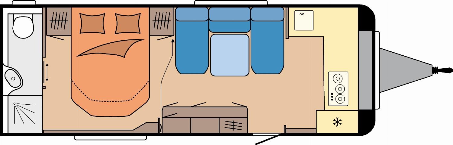 Grundriss Hobby Maxia 660 WQM 2026er !! ALDE, Backofen, 2,5T