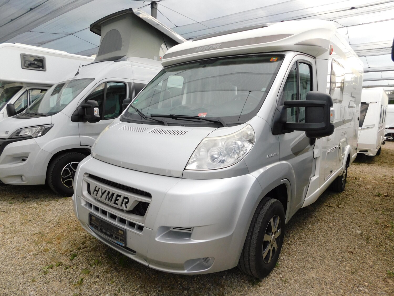 Hymer Exsis-t 414 Fahrradlift, Radio+Kamera, GFK-Dach