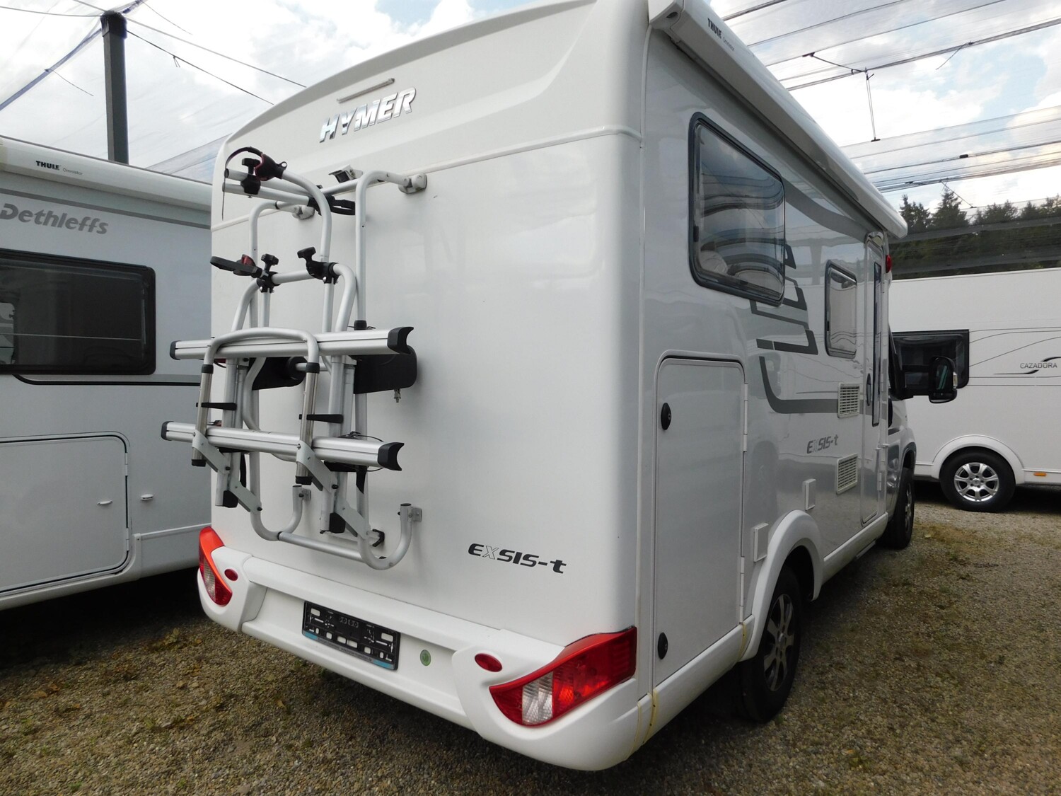 Hymer Exsis-t 414 Fahrradlift, Radio+Kamera, GFK-Dach - Bild 3