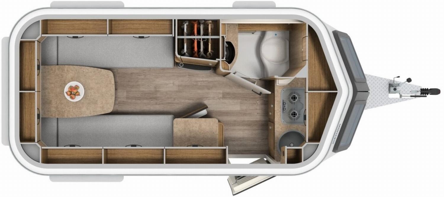 Grundriss Hymer Eriba Touring 420