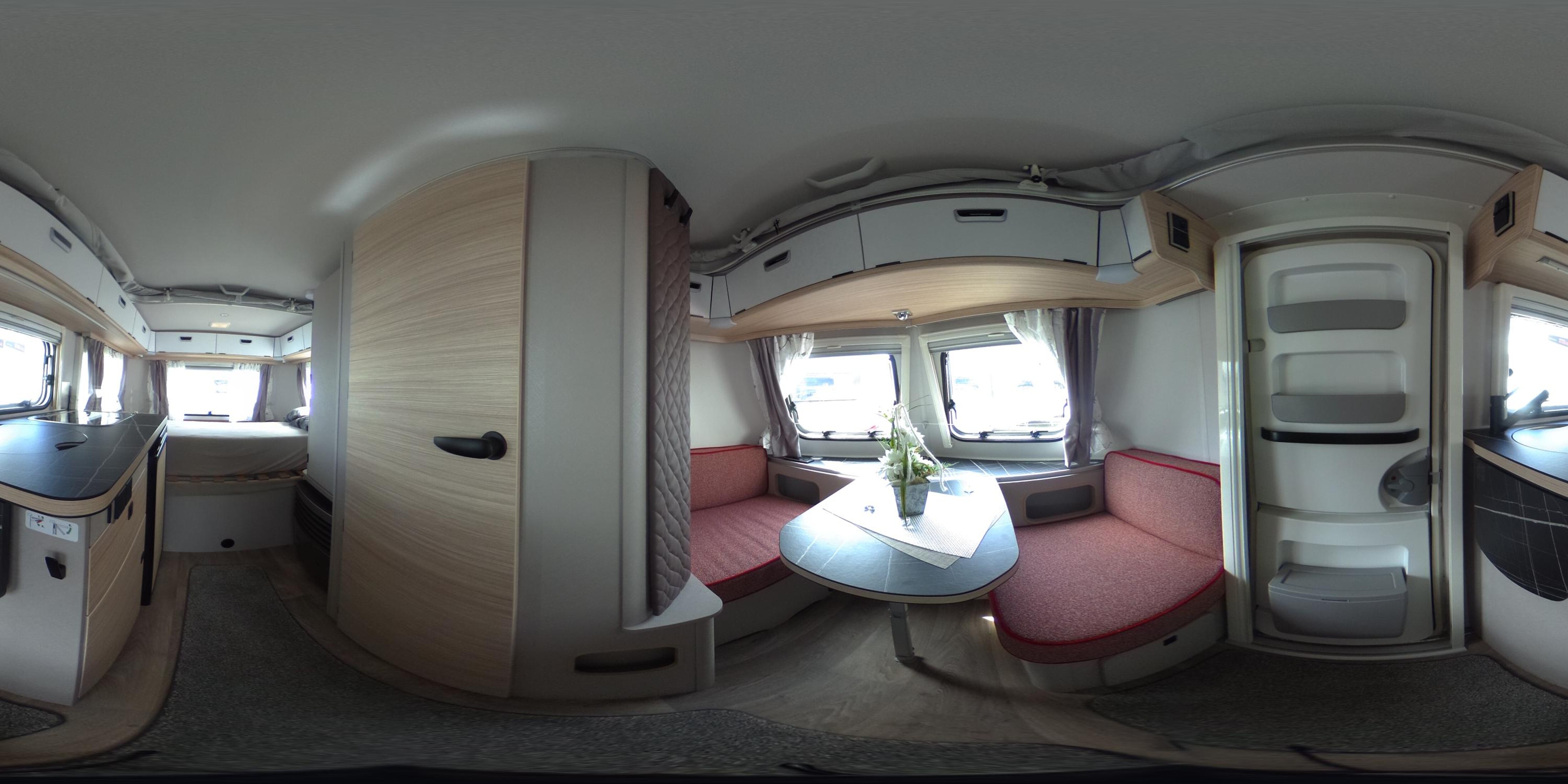 Grundriss Hymer Eriba Touring 430 Auflastung, Chrom, MarkiseLED