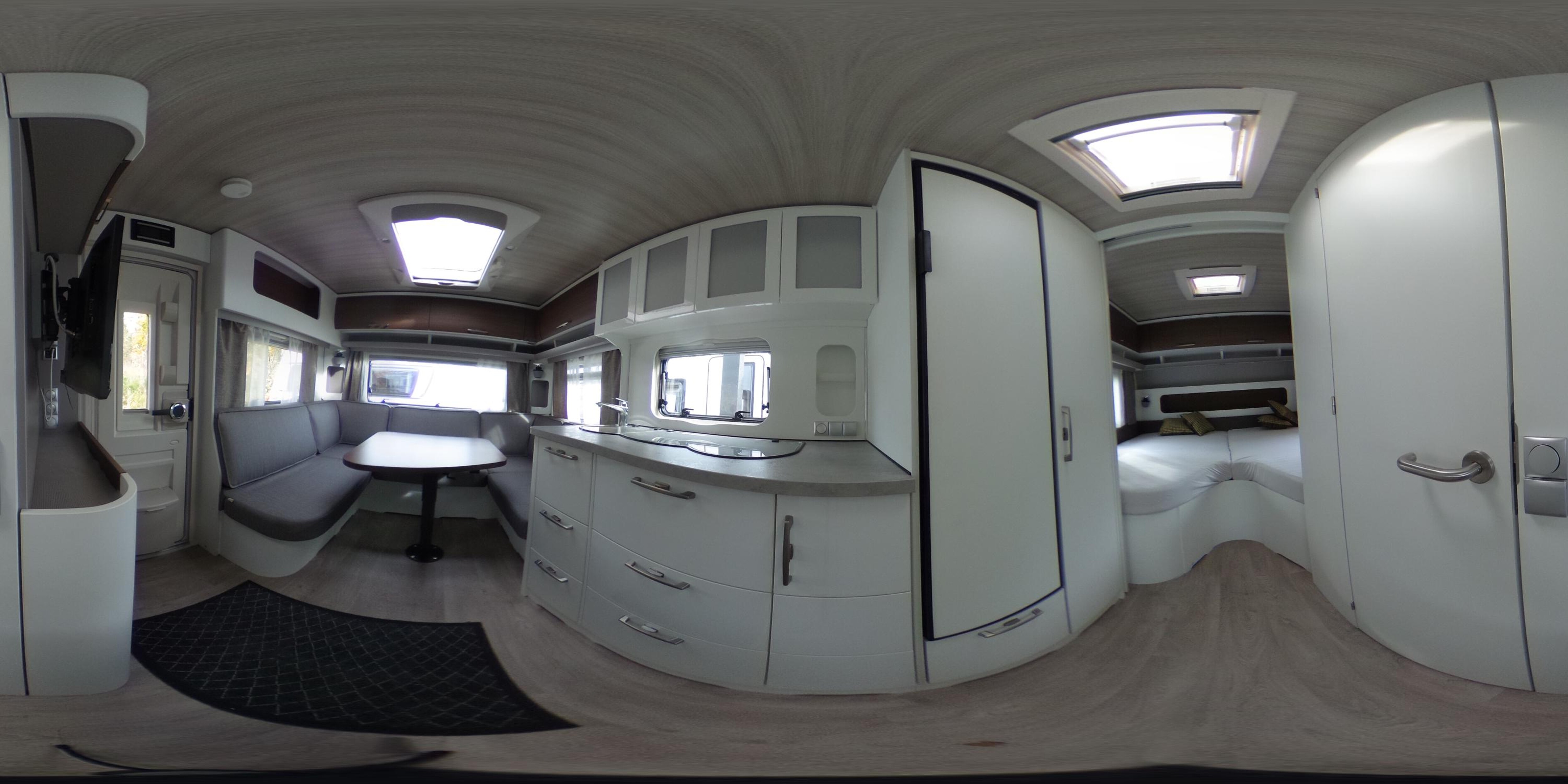 Grundriss Hymer Eriba Nova 540 Abwassertank, ALDE, Mover, Autark