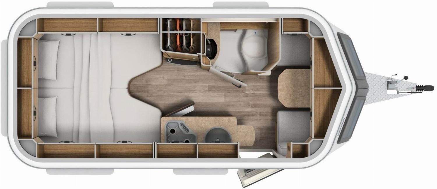 Hymer Eriba Touring 542 Markise, Heckklappe, Ersatzrad - Bild 17