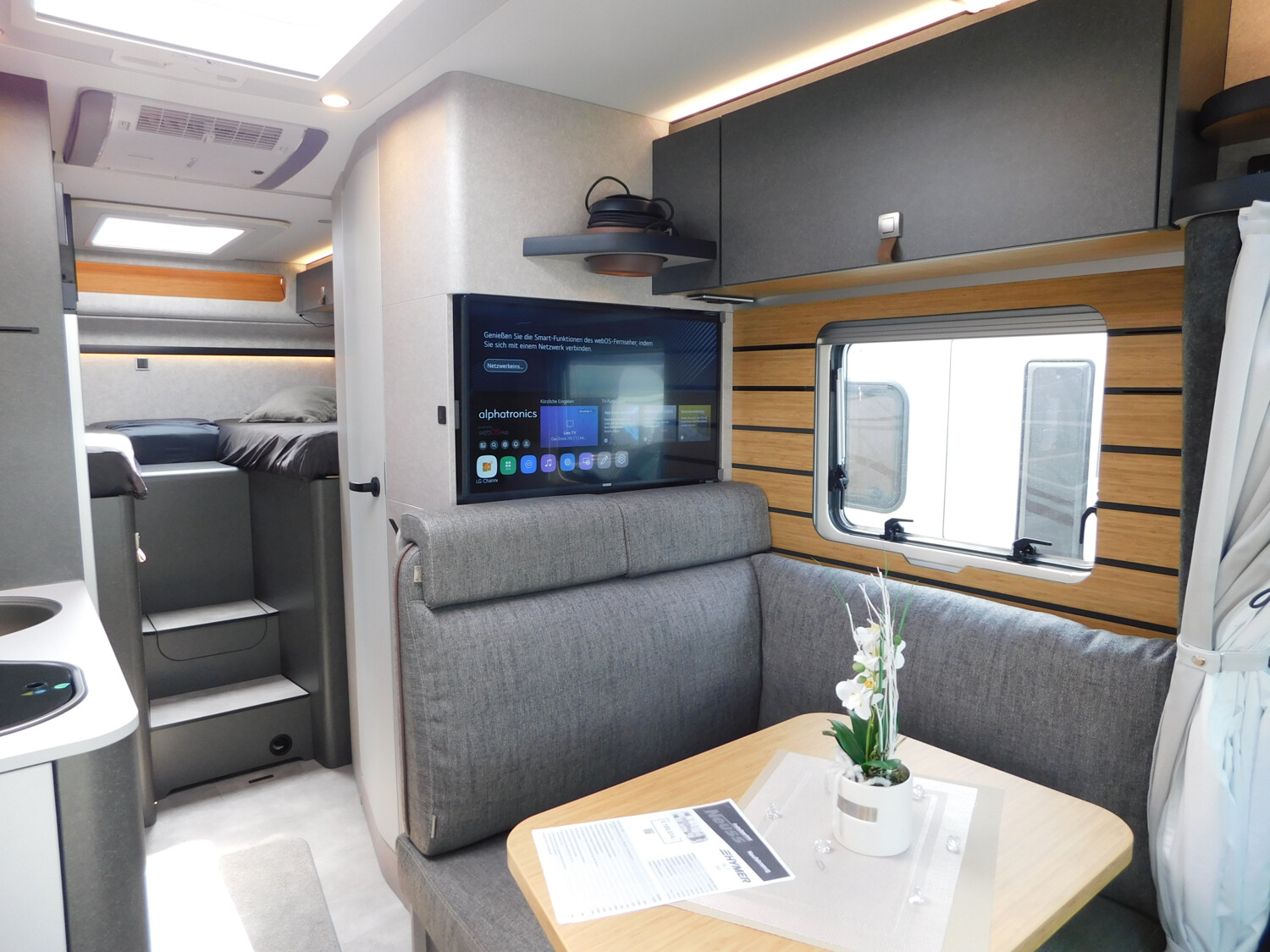 Hymer ML-T 580 Arktis-Paket, Dachklima, 2xTV, GFK-Dach - Bild 10