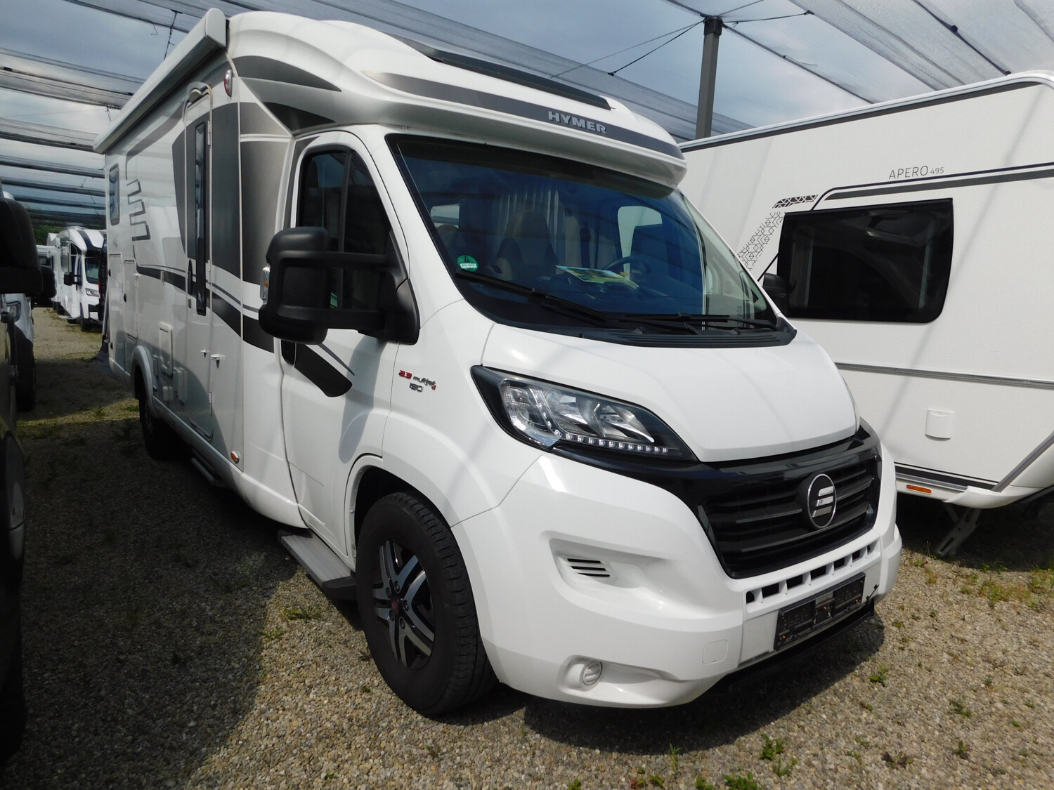 Hymer Tramp SL 588 Hydraulikstützen,SAT+TV,Doppelboden - Bild 2