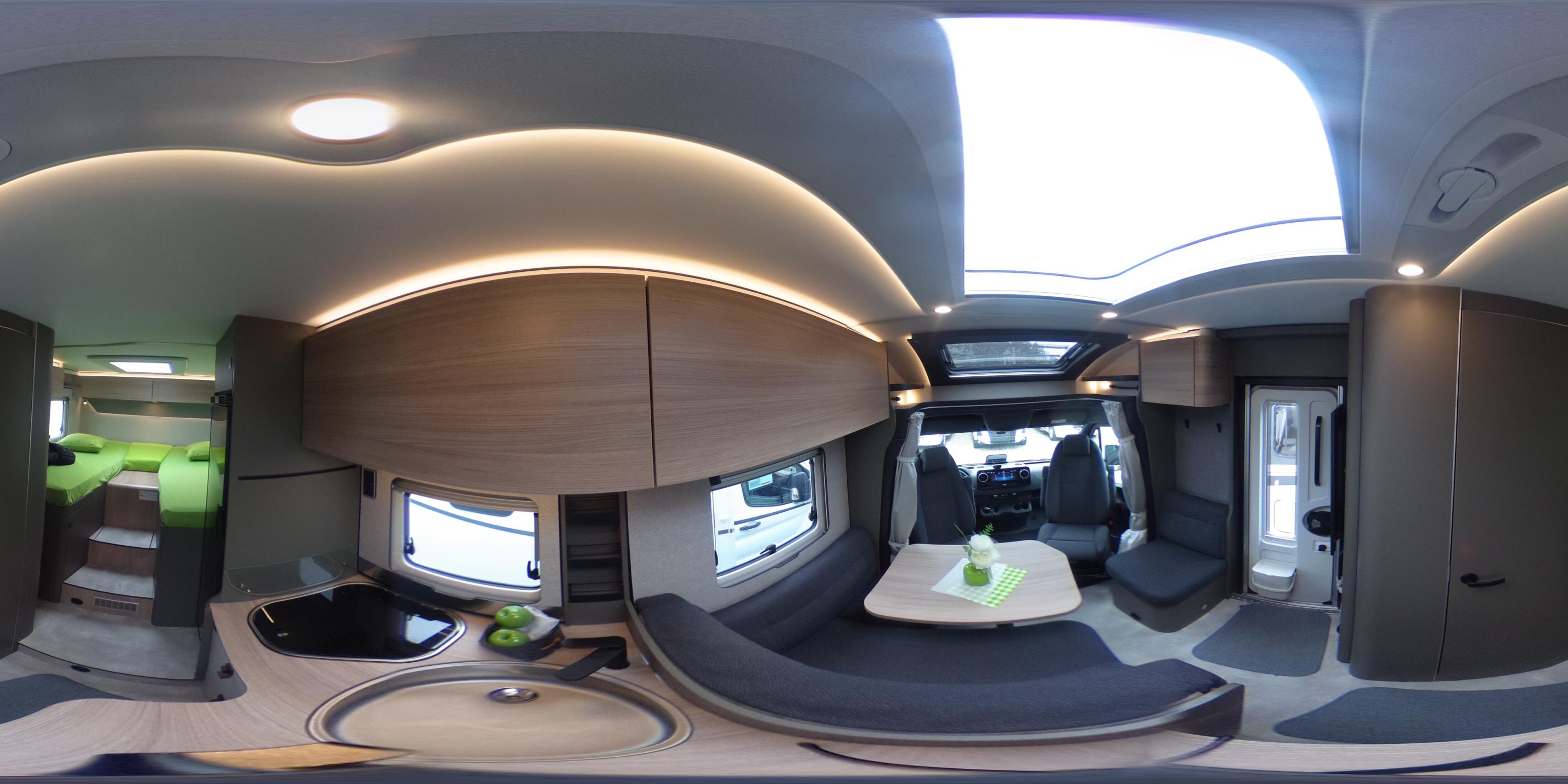 360° Ansicht Hymer GT-S 600 370Kg Rest-Zuladung bei 3,5T !!!