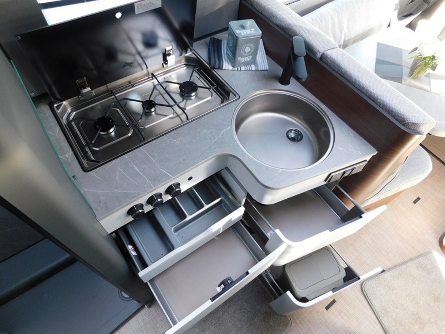 Hymer B-Klasse MC I 680 Arktis+Lithiumpaket, Solar, TV - Bild 19