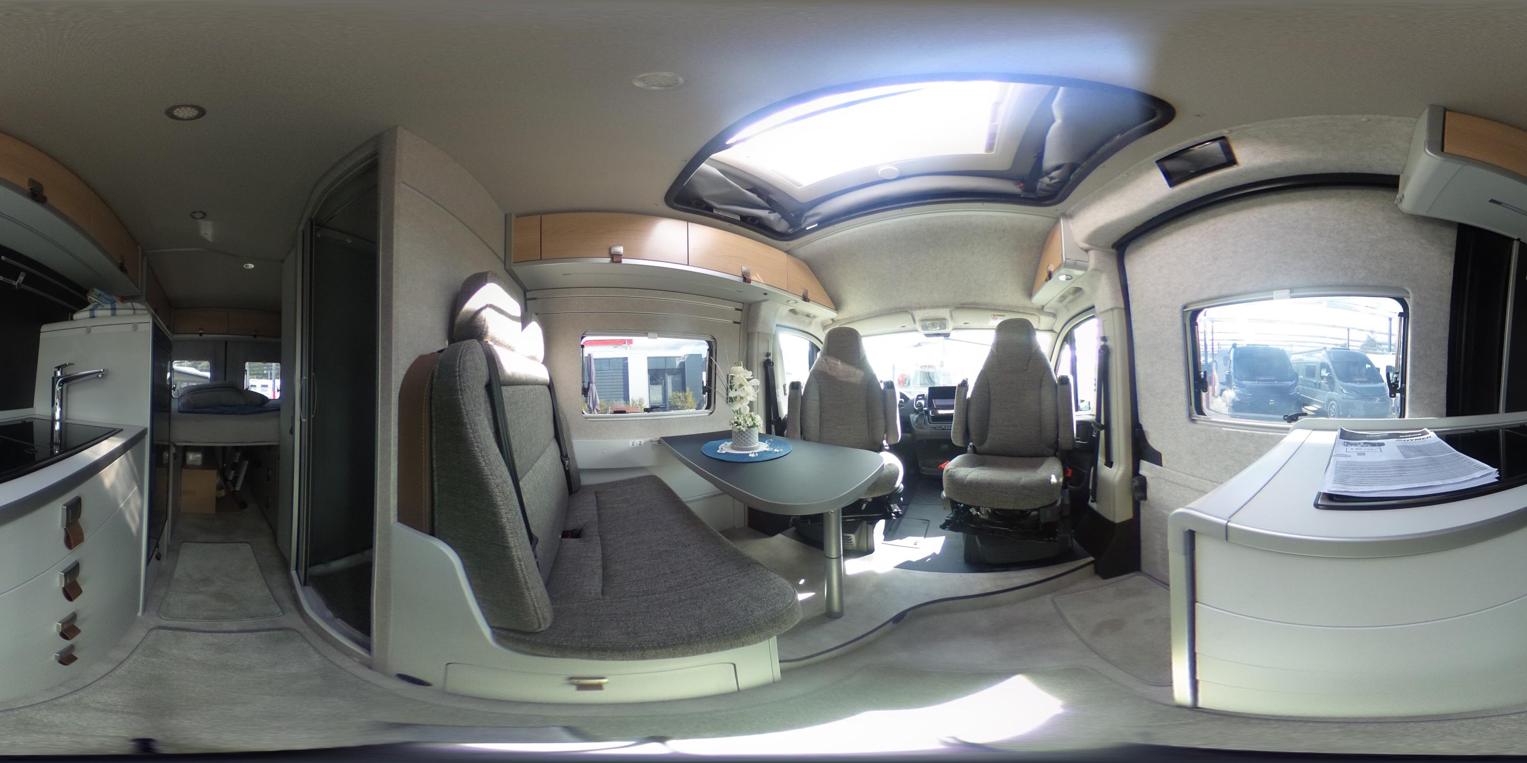 360° Ansicht Hymer Grand Canyon Fiat Automatik+Navi/Kamera+Voll-LED
