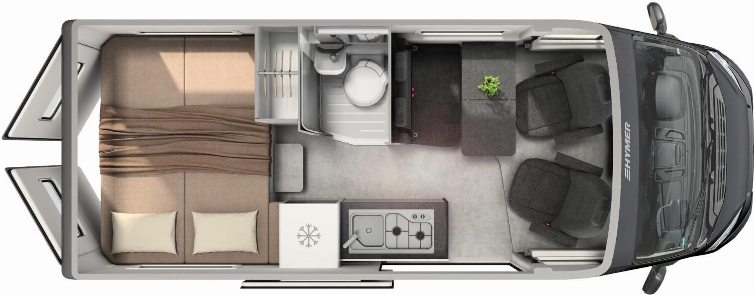 Grundriss Hymer Grand Canyon Fiat
