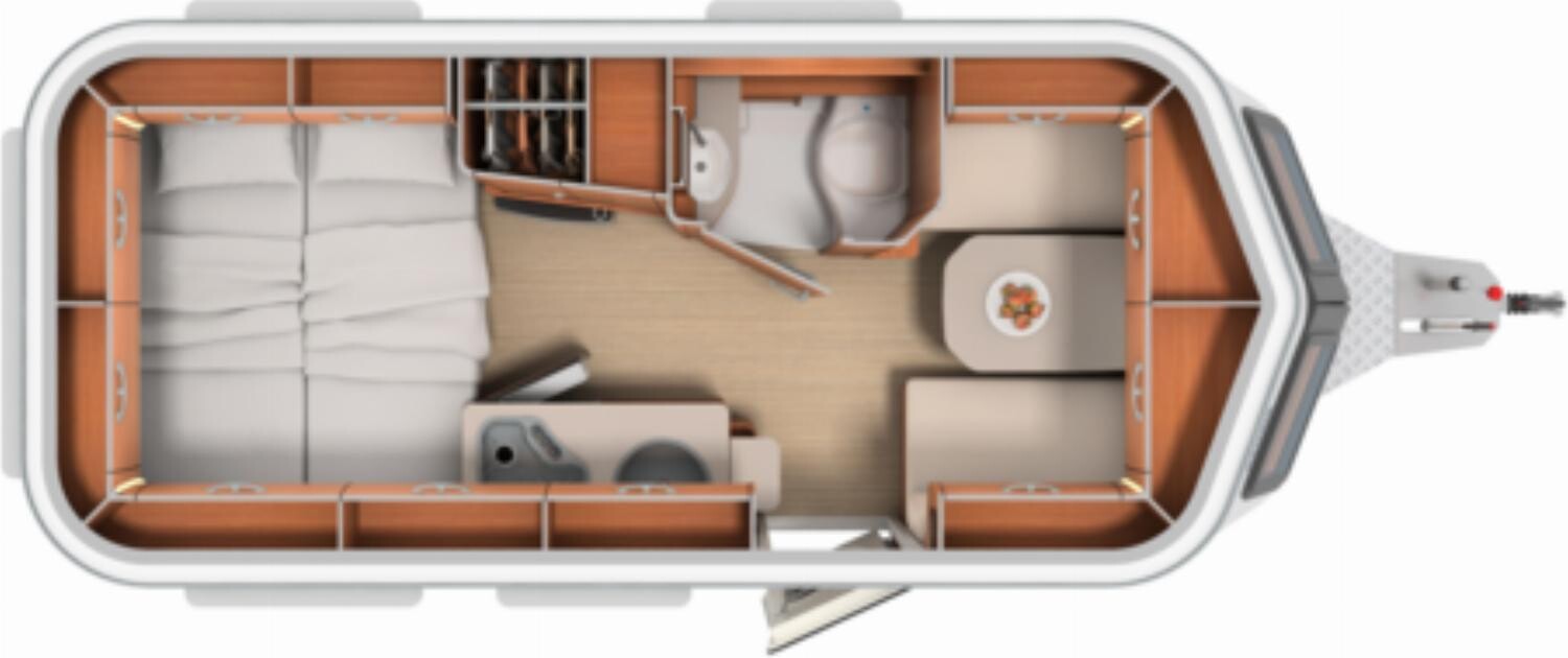 Grundriss Hymer Eriba Touring 60 EDITION Troll 530 Mover+Markise