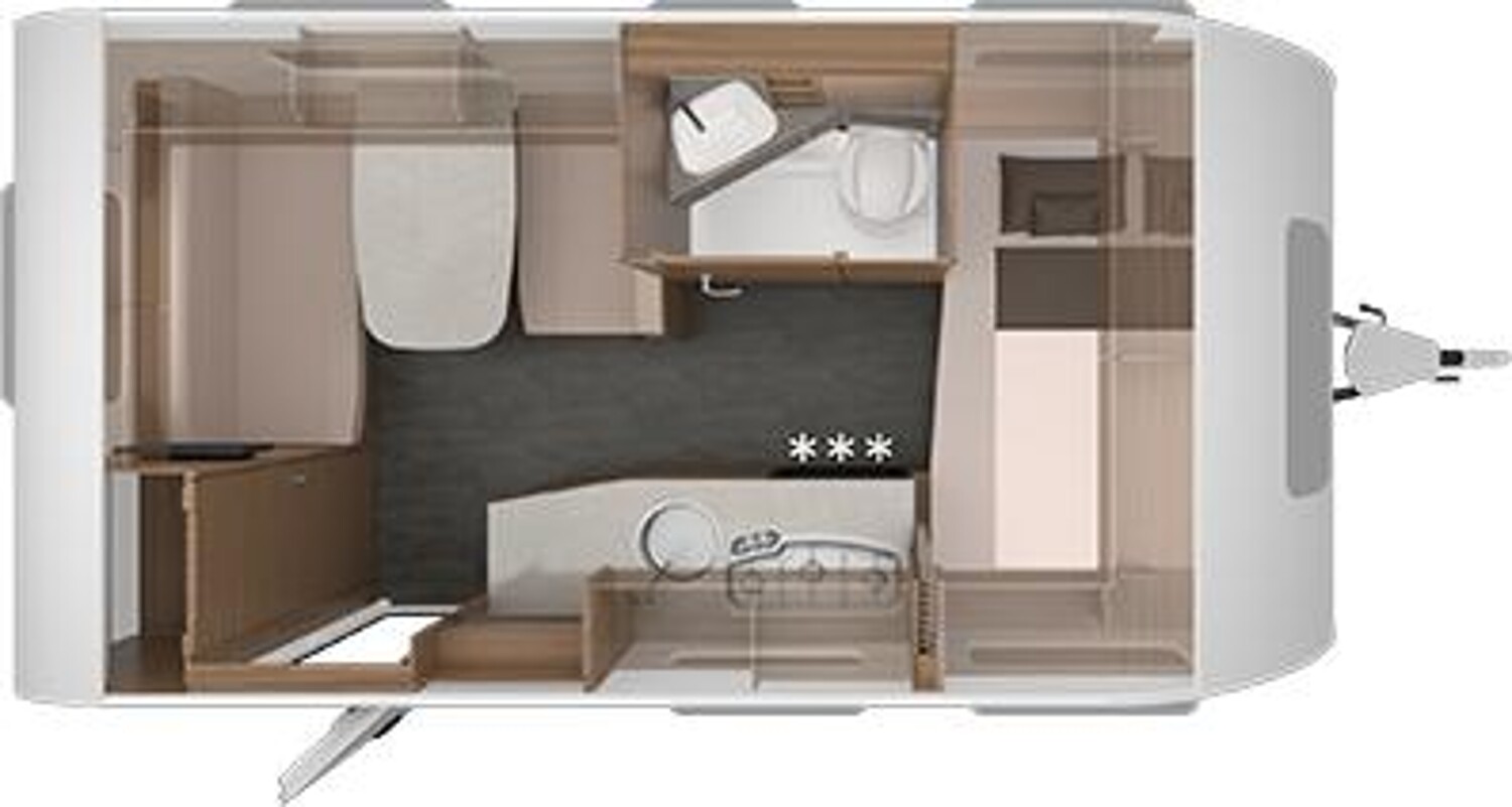 Grundriss Knaus Sport 420 QD Mover, Markise, Radträger