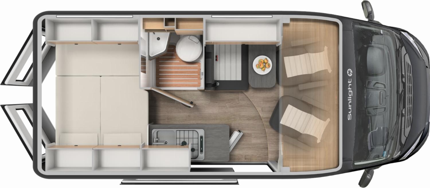 Grundriss Sunlight Adventure Cliff 540 ACC, Combi4D, Digital-Paket