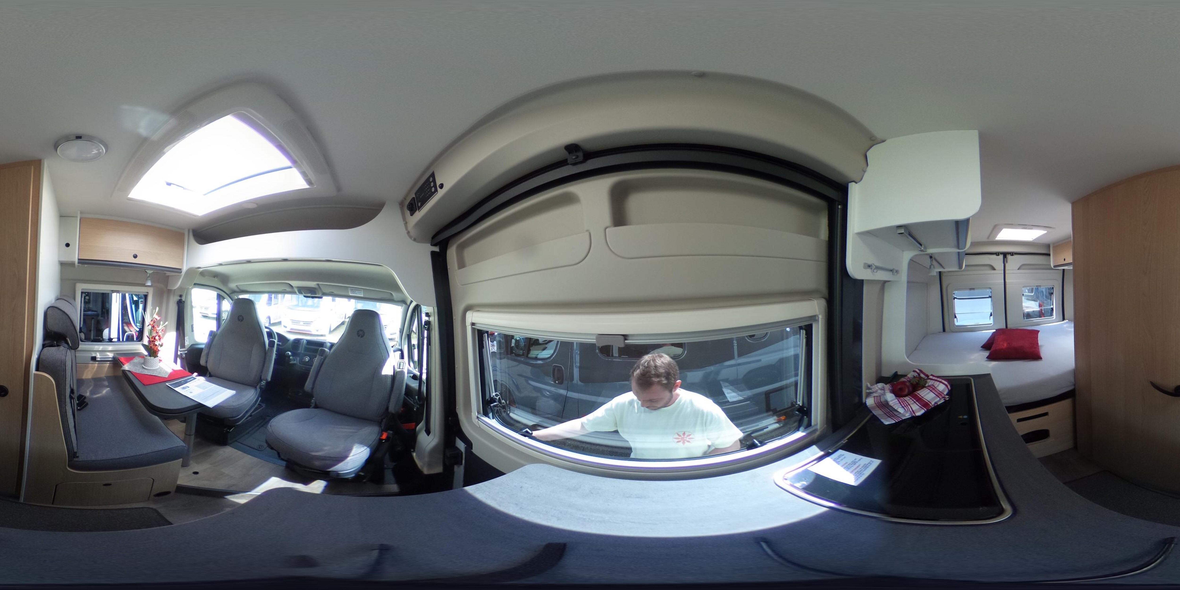 360° Ansicht Sunlight Cliff 540 Markise, AWT isoliert & beheizt