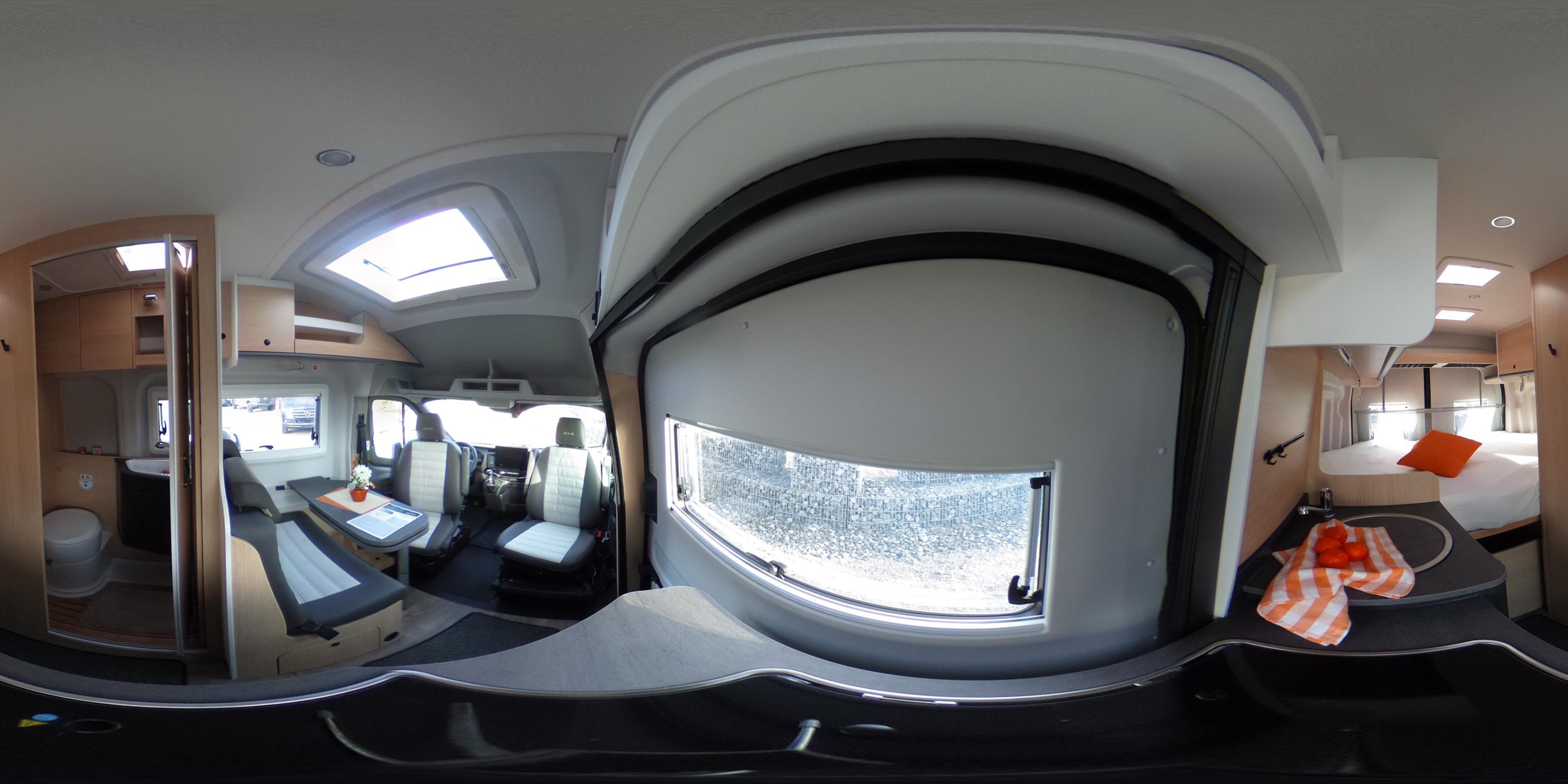 360° Ansicht Sunlight Cliff 4x4 590 Sondermodell+AHK+Dieselheizung