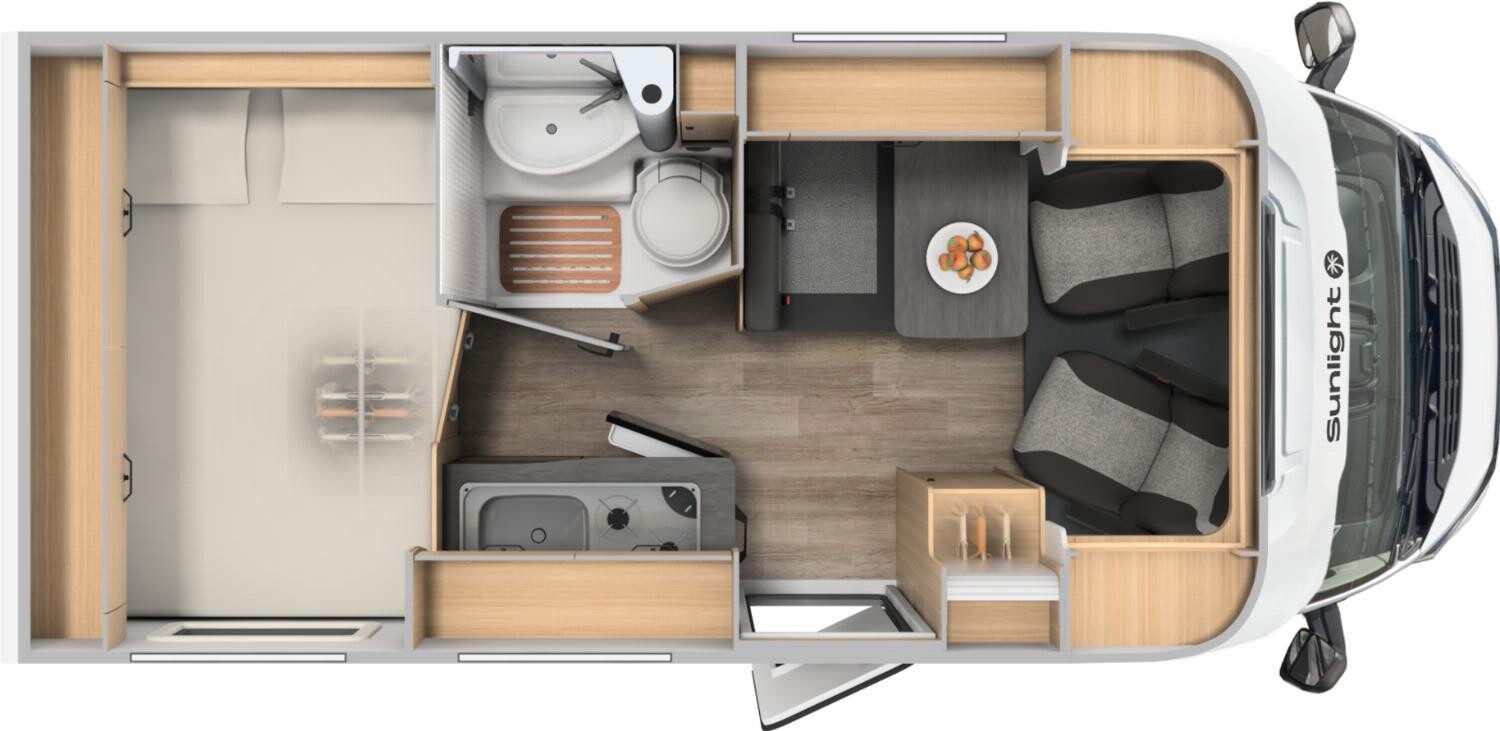 Grundriss Sunlight V 60 830Kg Zuladung !!!