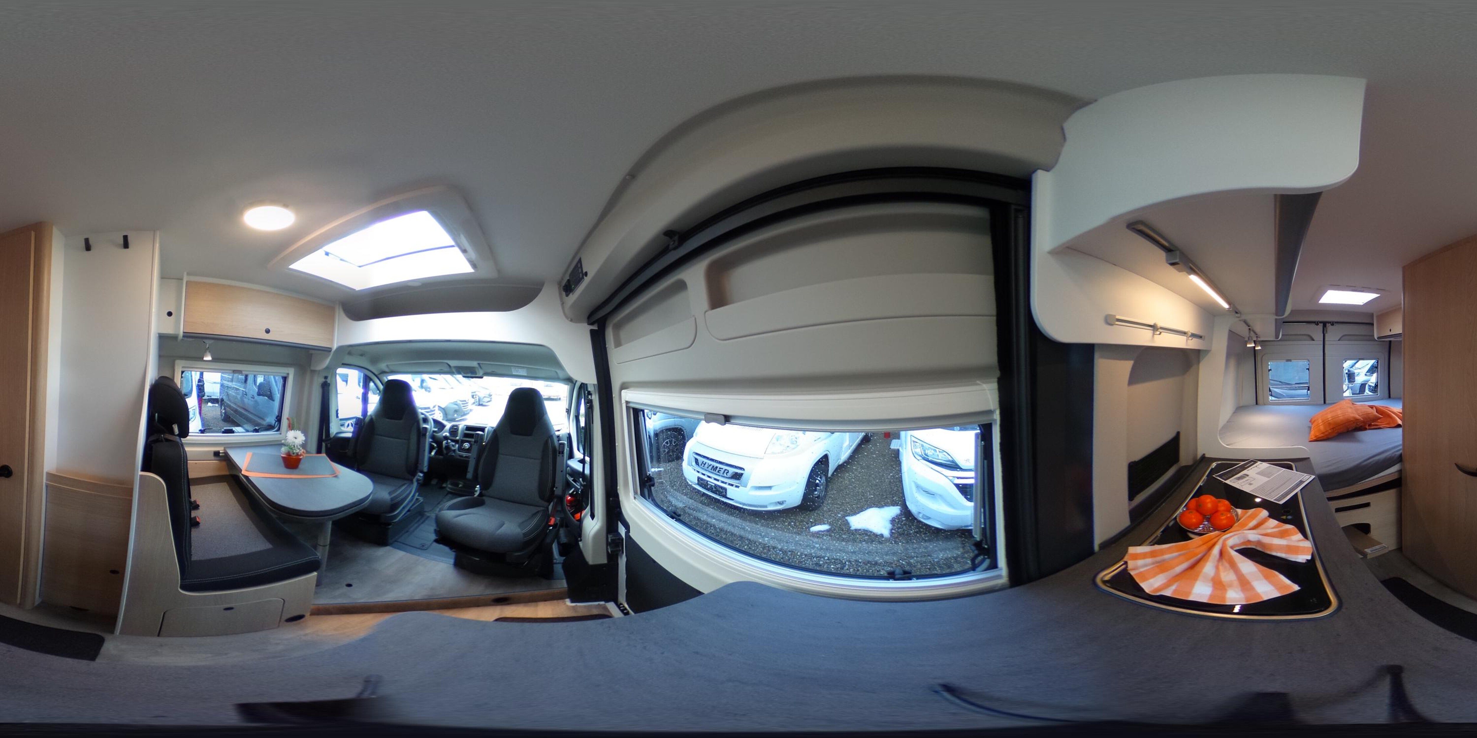 360° Ansicht Sunlight Cliff 600 Markise + AWT isoliert+beheizt