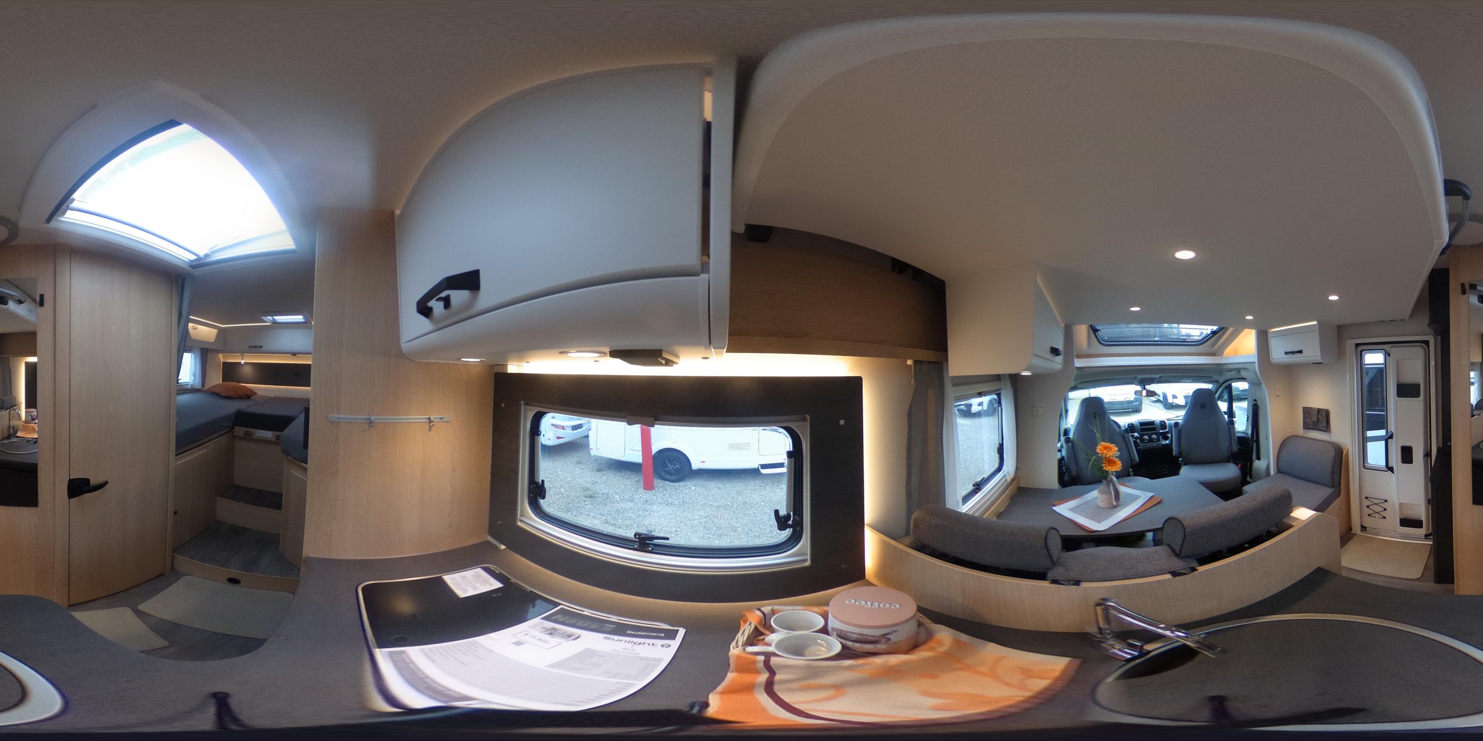 360° Ansicht Sunlight Adventure T 66S Hubbett + Digitalpaket