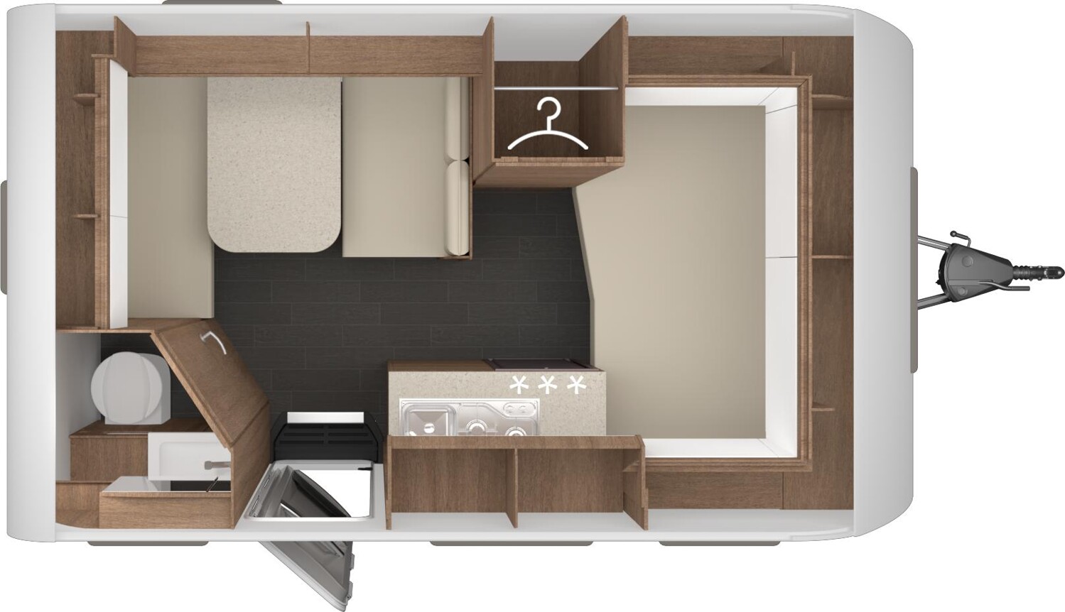 Grundriss Tabbert Senara 400 QD 2.3 Licht / Premium Interieur Pake