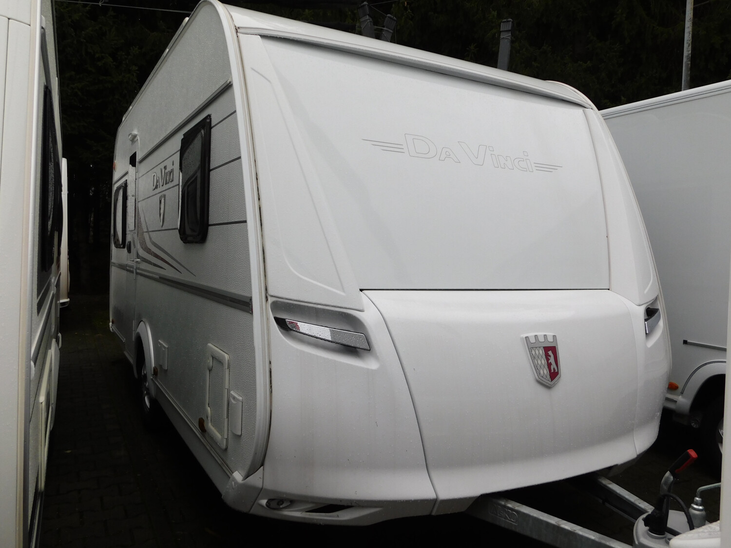 Tabbert Da Vinci 450 TD ATC, TV Halter, Dachreling, Gasaußendose